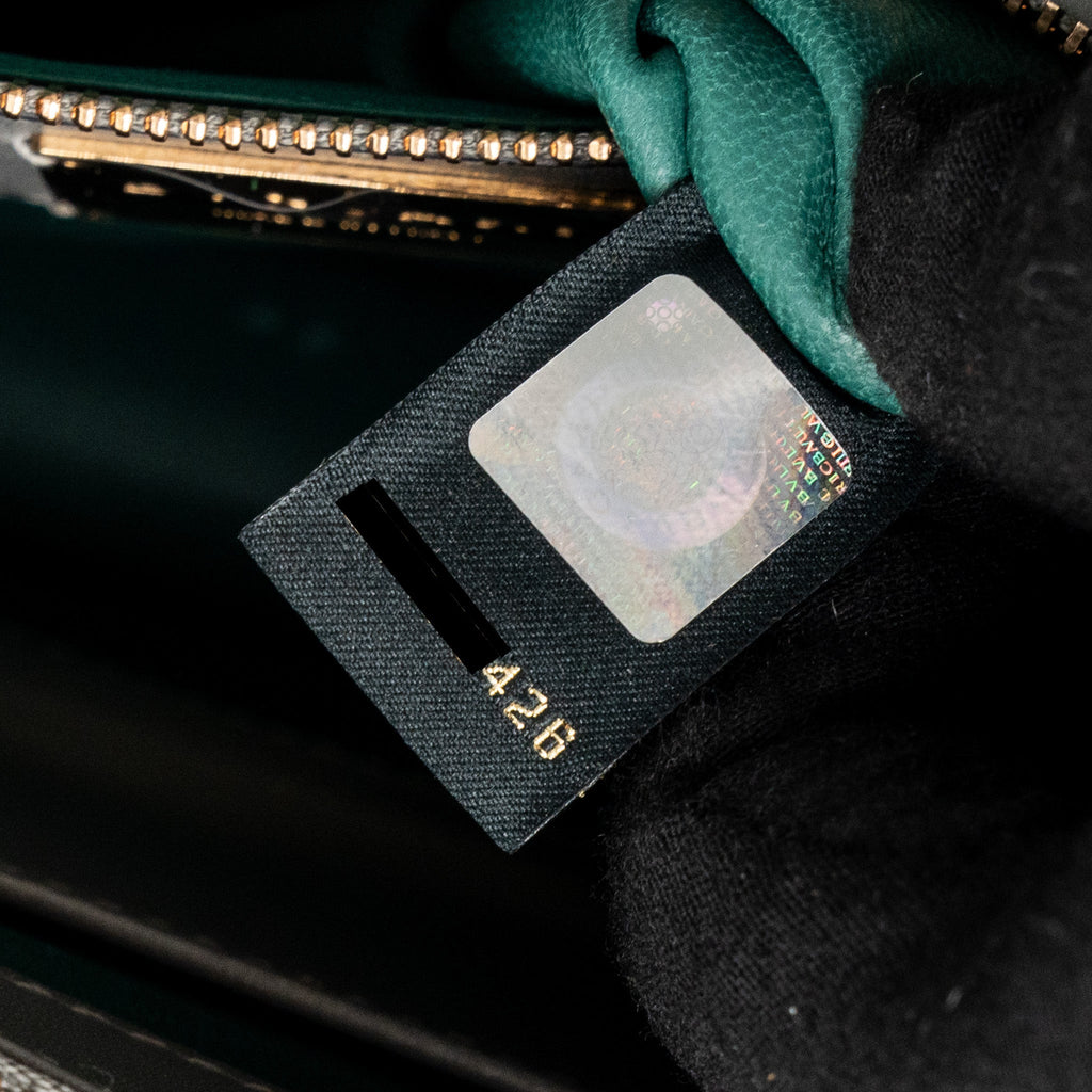 BVLGARI SERPENTI FOREVER LEATHER/CRYSTAL GALUCHAR GREY GHW