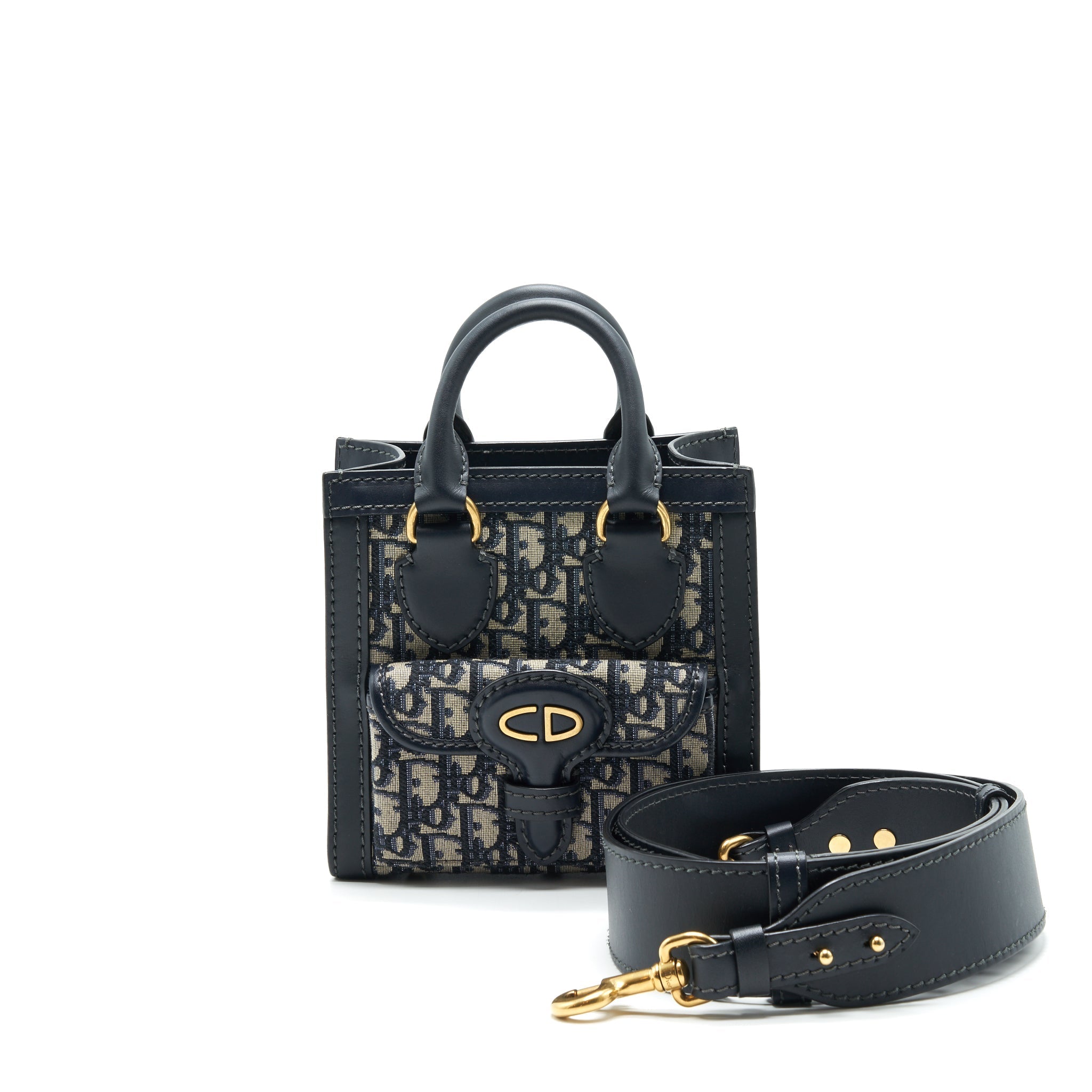 CHRISTIAN DIOR MINI OBLIQUE TOTE BAG