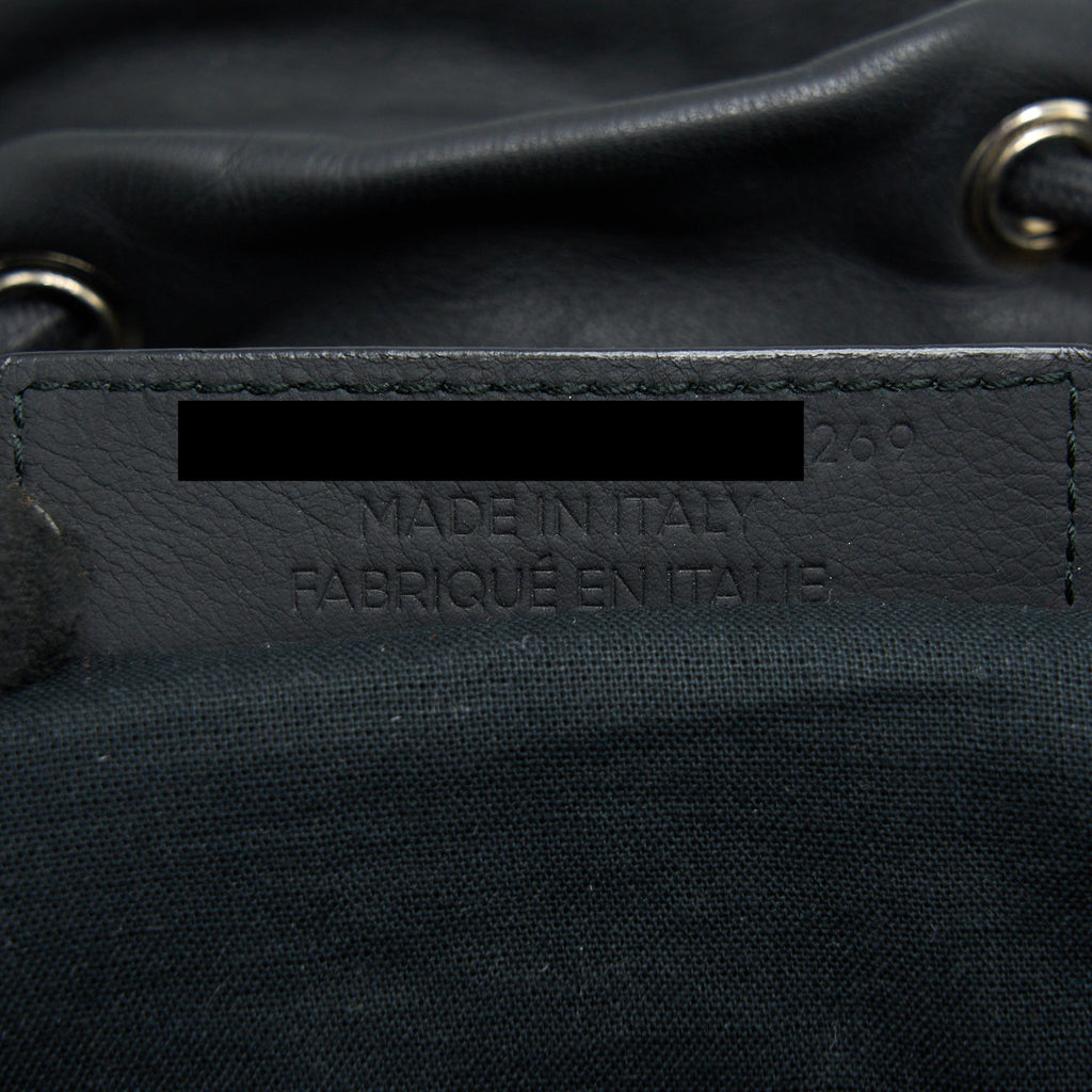 BALENCIAGA BACKPACK CALFSKIN BLACK SHW