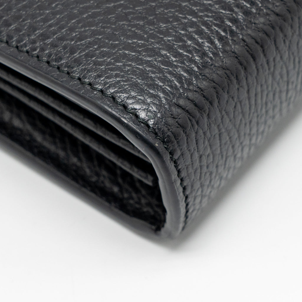 GUCCI DIONYSUS WALLET ON CHAIN CALFSKIN BLACK SHW