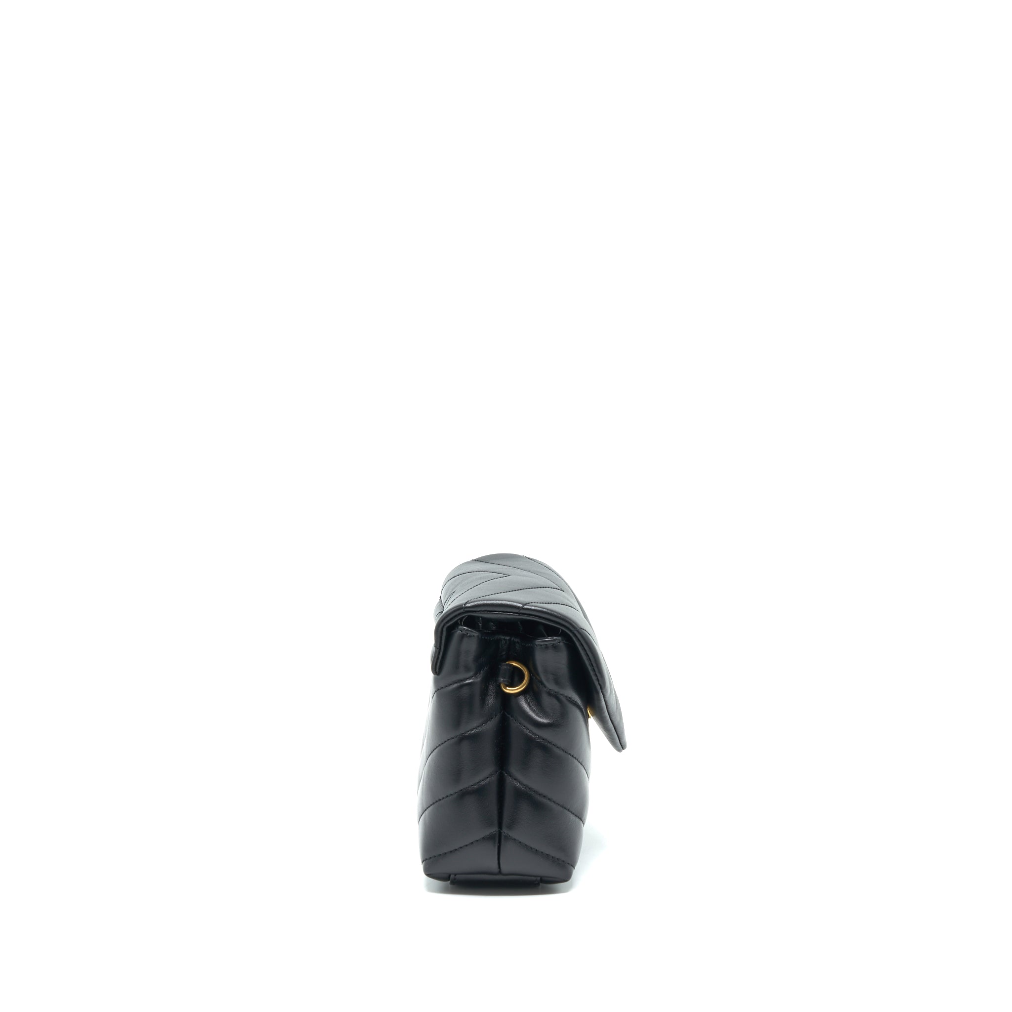 SAINT LAURENT TOY LOU LOU IN BLACK GHW