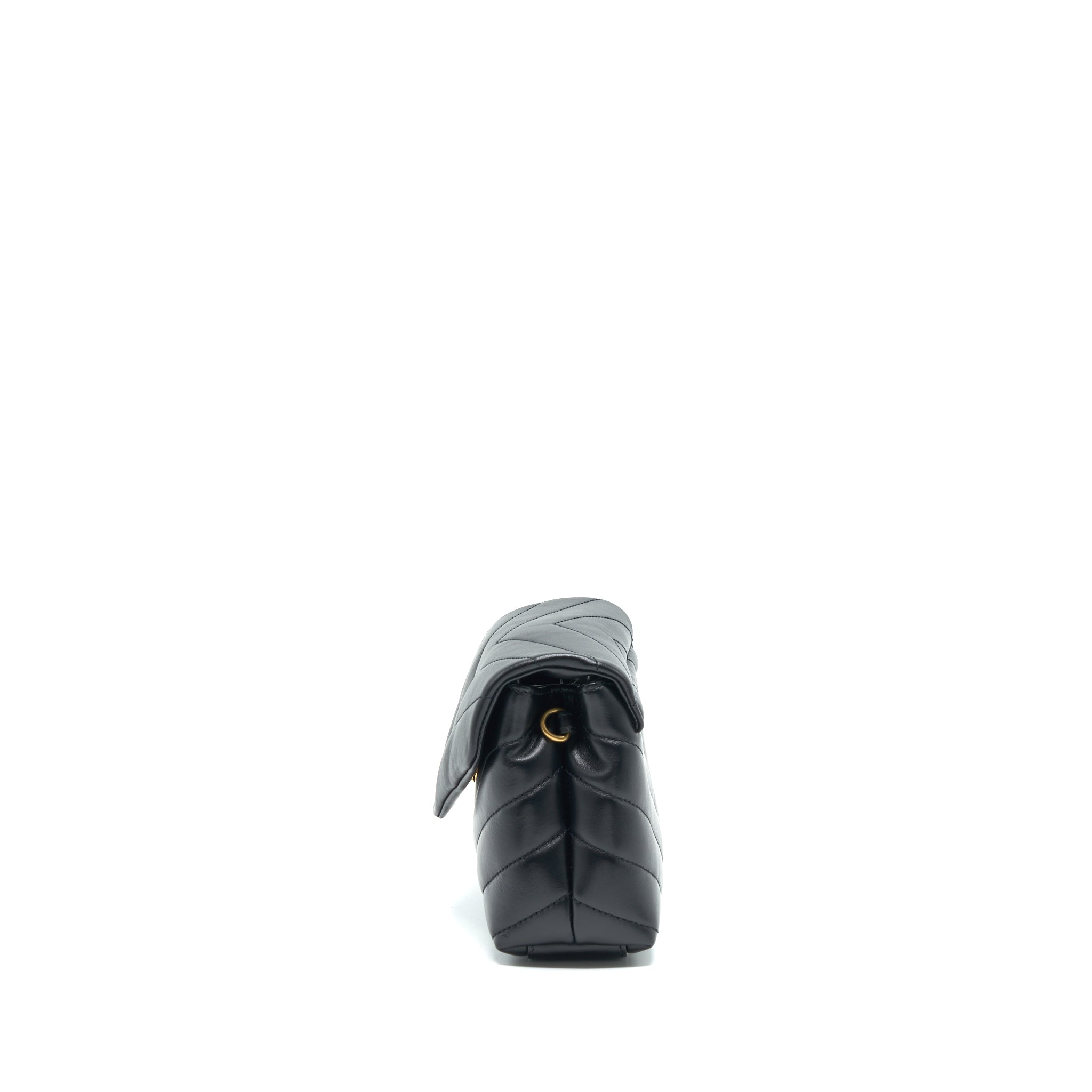 SAINT LAURENT TOY LOU LOU IN BLACK GHW