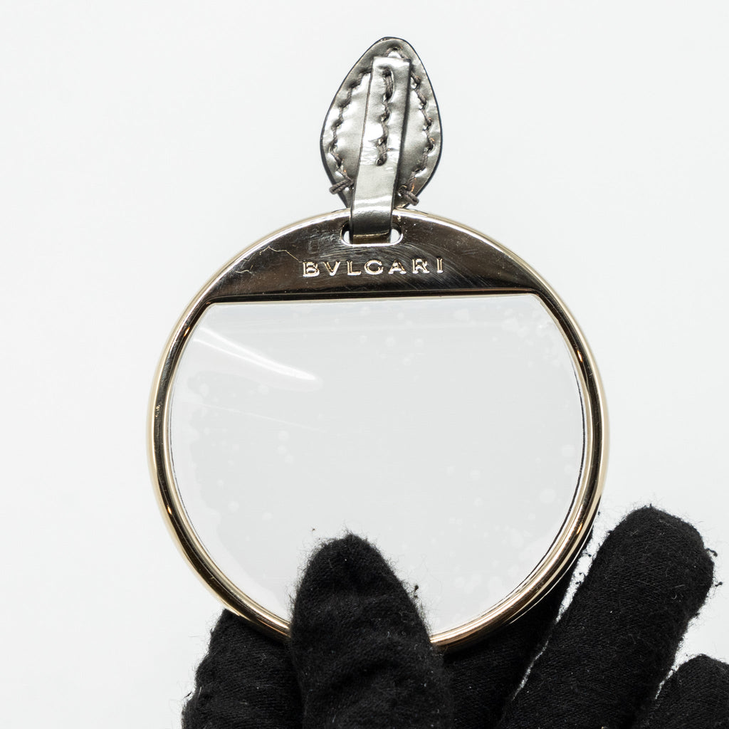 BVLGARI TOP HANDLE SERPENTI FOREVER CORSSBODY BAG CALFSKIN METALLIC SILVER LGHW