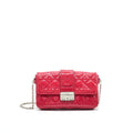 CHRISTIAN DIOR NEW LOCK POUCH BAG CANNAGE PATENT LEATHER SHW