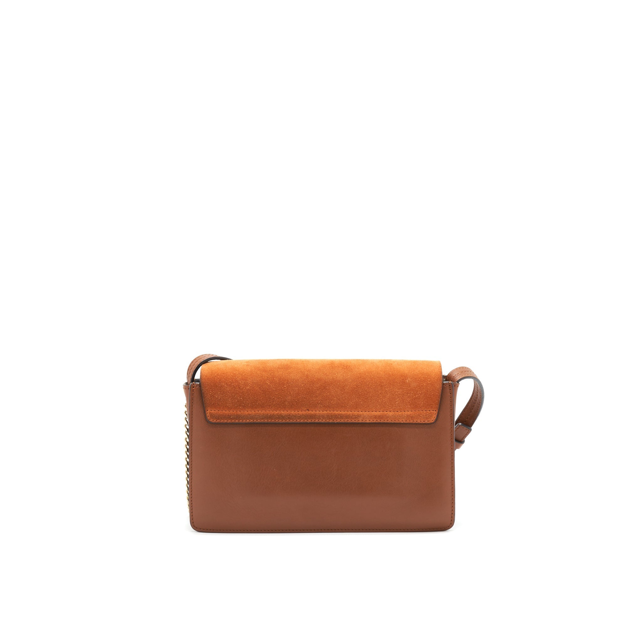 CHLOE FAYE SMALL SHOULDER BAG LIGHT BROWN