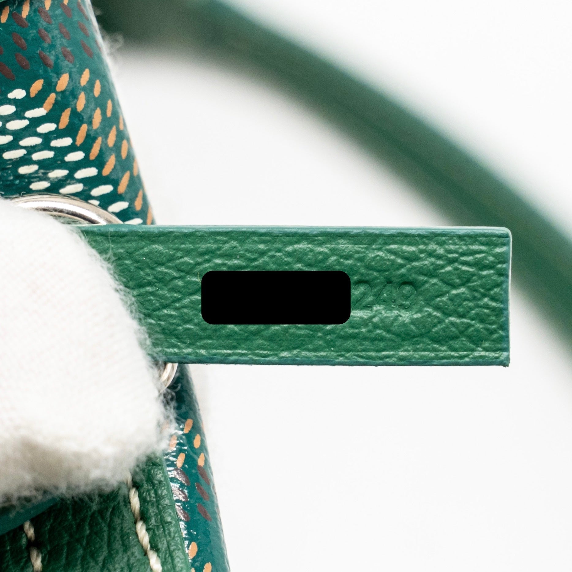 GOYARD BOHEME HOBO PM GOYARDINE CANVAS/CALFSKIN GREEN SHW