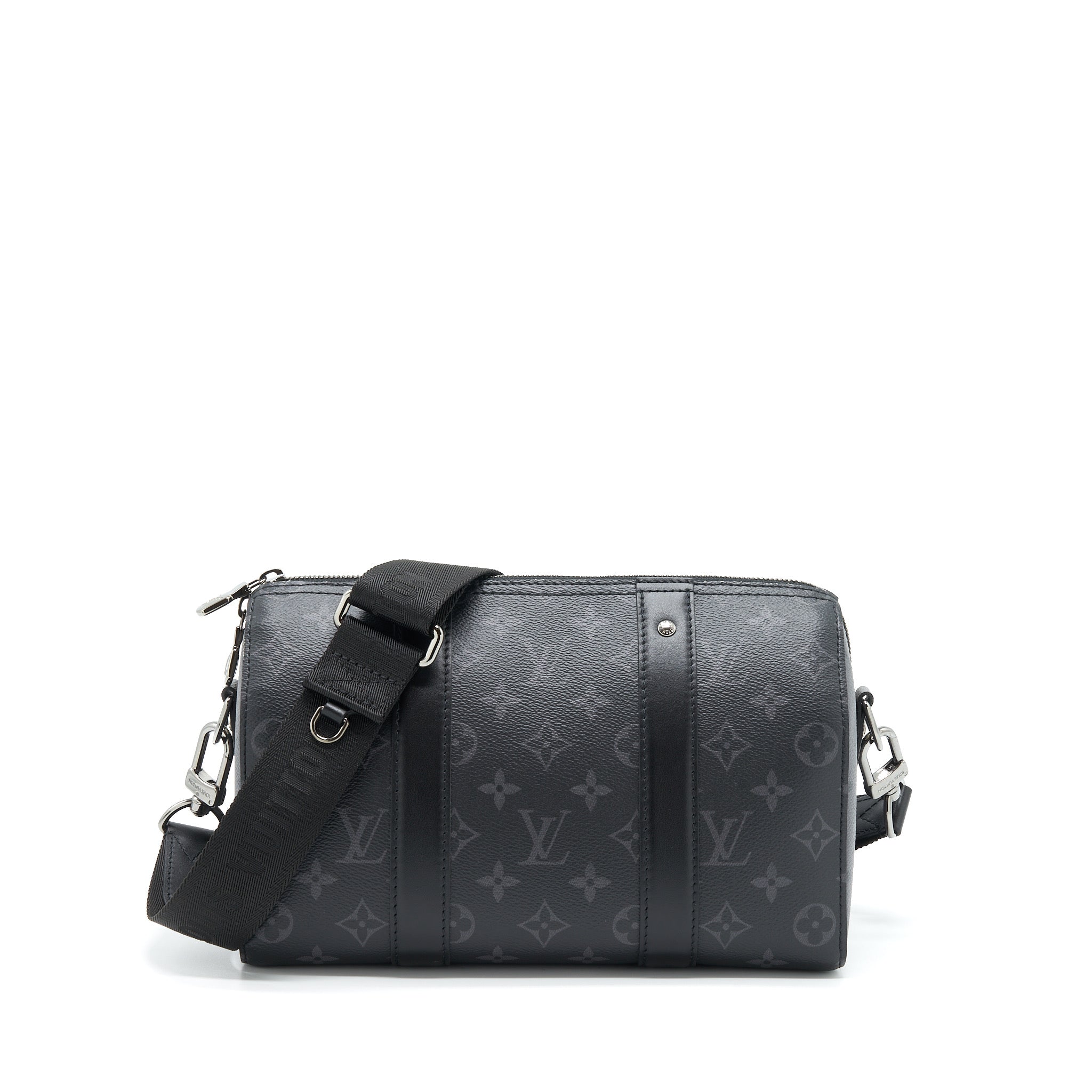 LOUIS VUITTON CITY KEEEPALL 27CM MONOGRAM ECLIPSE AND MONOGRAM ECLIPSE REVERSE