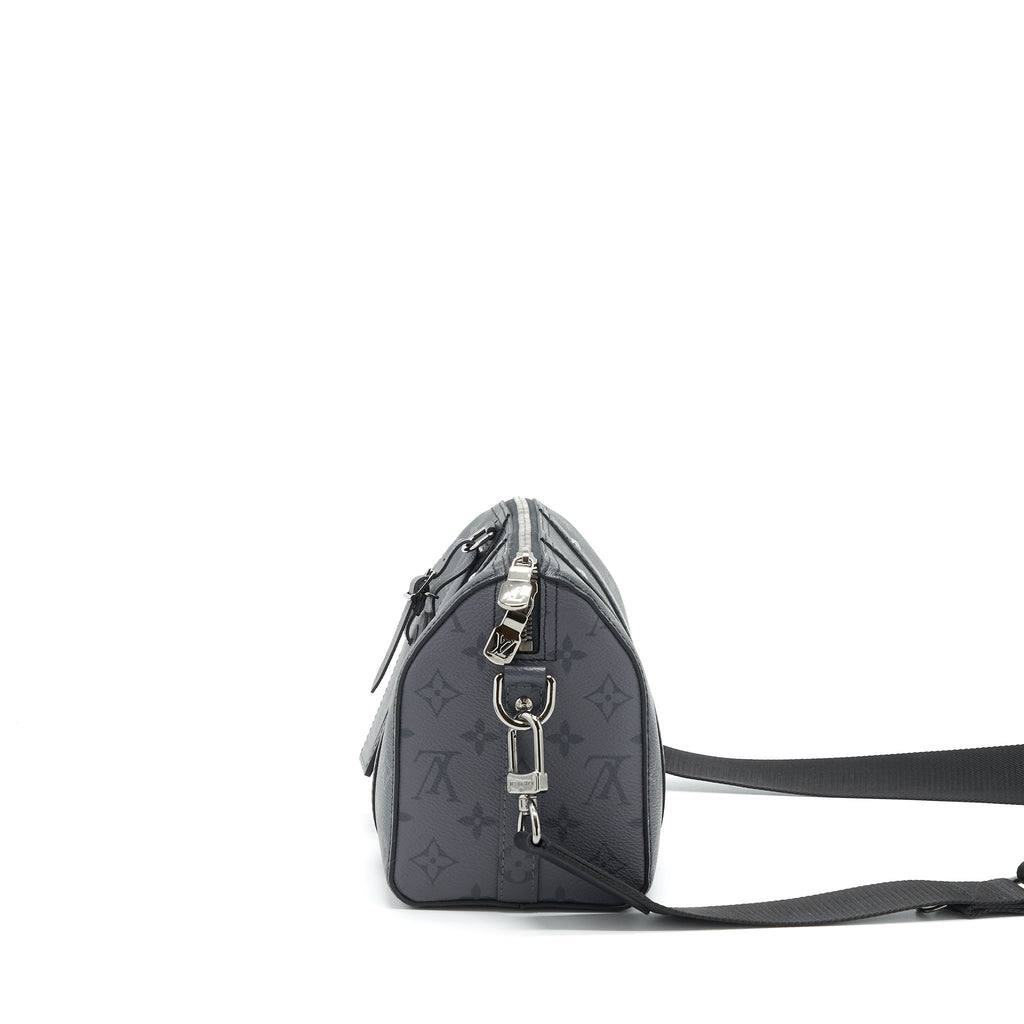 LOUIS VUITTON CITY KEEEPALL 27CM MONOGRAM ECLIPSE AND MONOGRAM ECLIPSE REVERSE