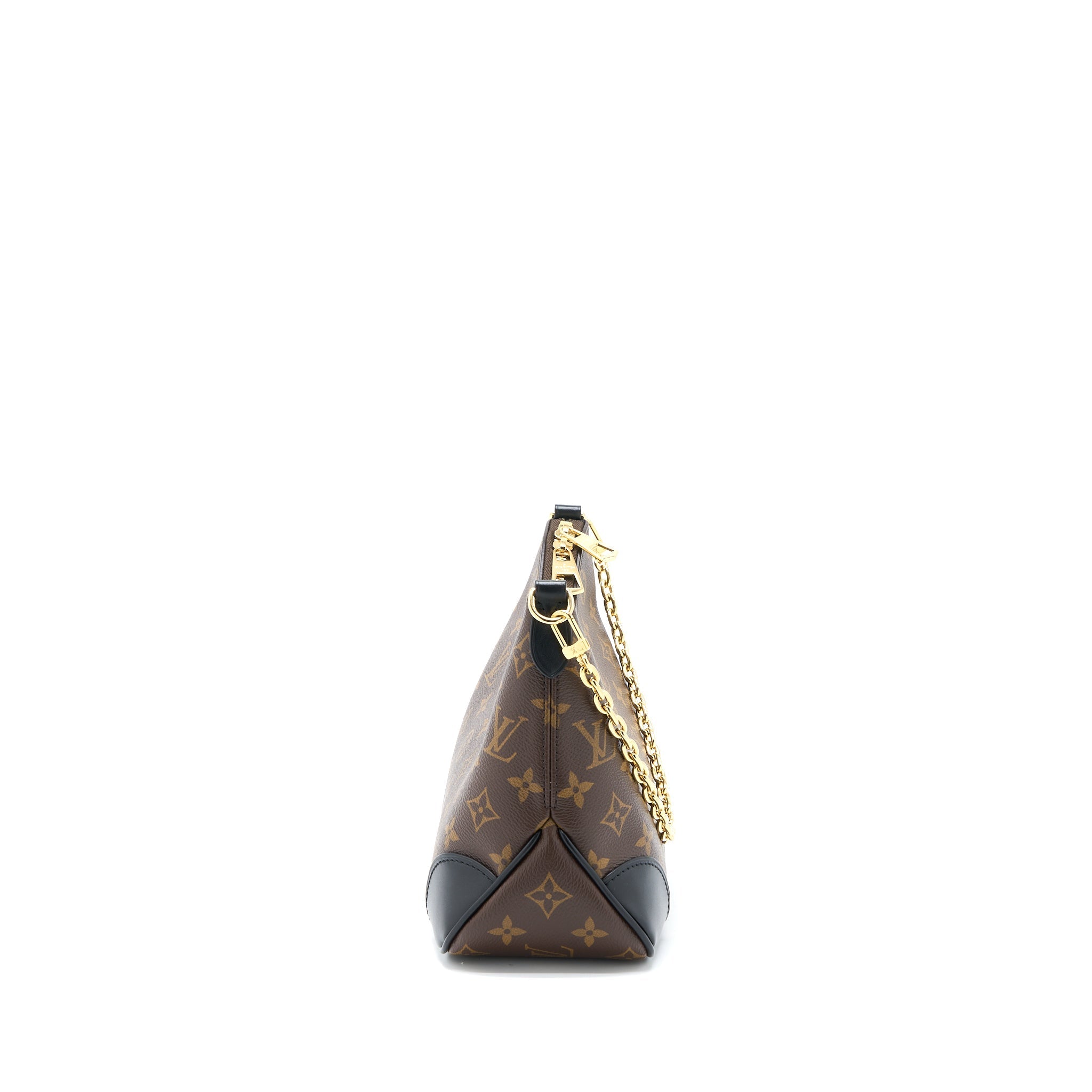 LOUIS VUITTON BOULOGNE BAG MONOGRAM CANVAS/BLACK GHW (NEW VERSION)