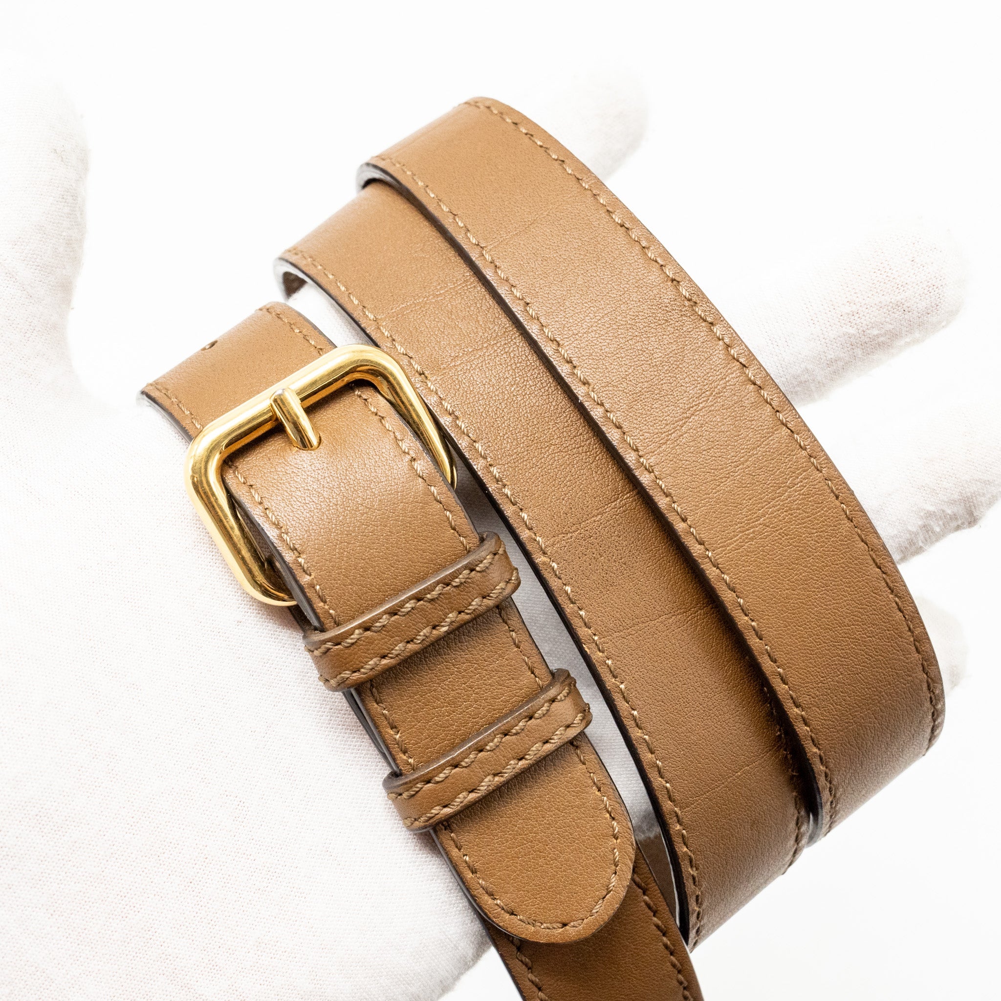 FENDI MEDIUM PEEKABOO CALFSKIN TOBACCO GHW