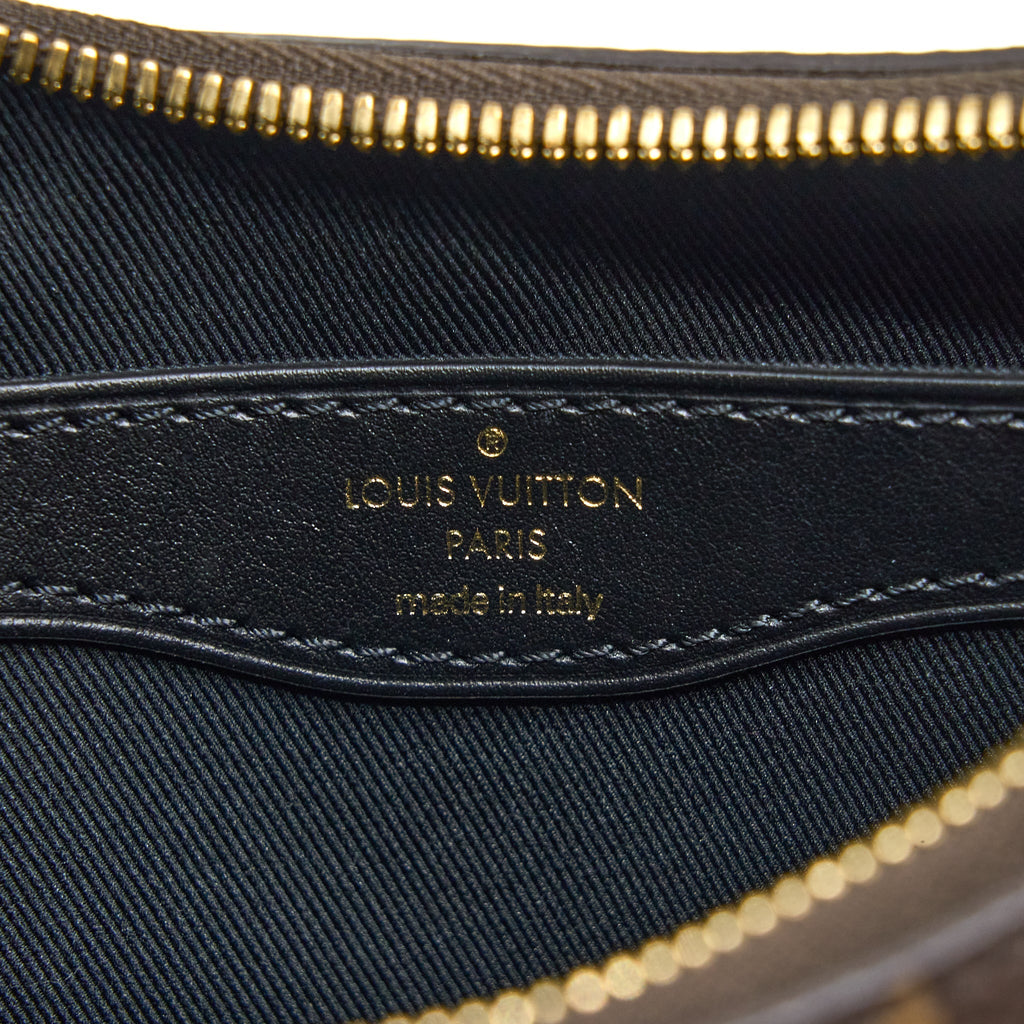 LOUIS VUITTON BOULOGNE BAG MONOGRAM CANVAS/BLACK GHW (NEW VERSION)
