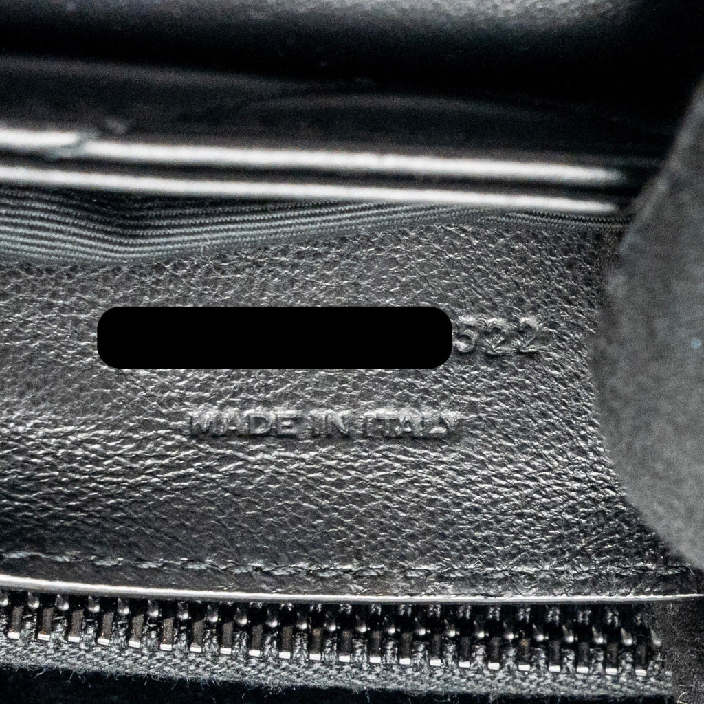 SAINT LAURENT/YSL MEDIUM LOULOU SHOULDER BAG CALFSKIN SO BLACK