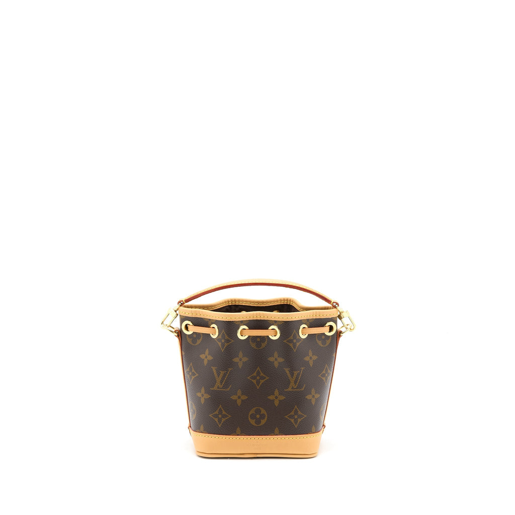 LOUIS VUITTON NANO NOE MONOGRAM CANVAS GHW (NEW VERSION)