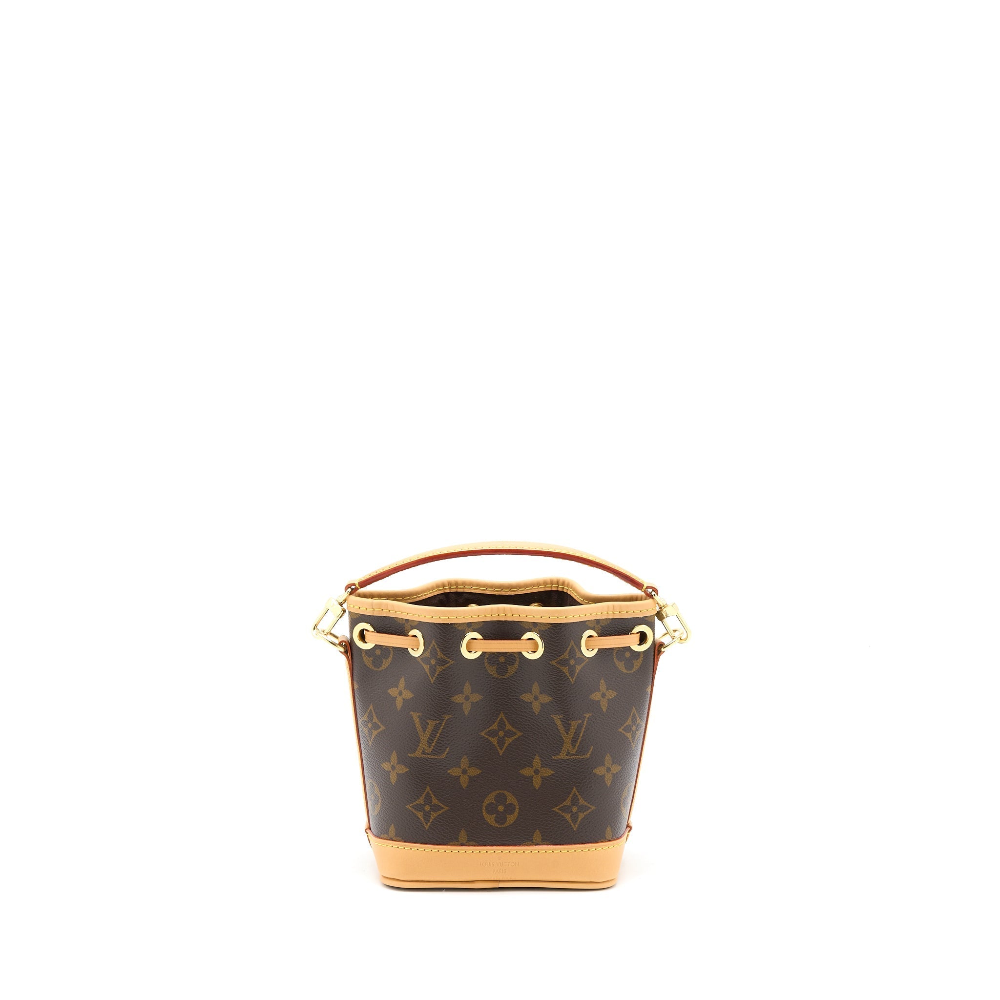 LOUIS VUITTON NANO NOE MONOGRAM CANVAS GHW (NEW VERSION)