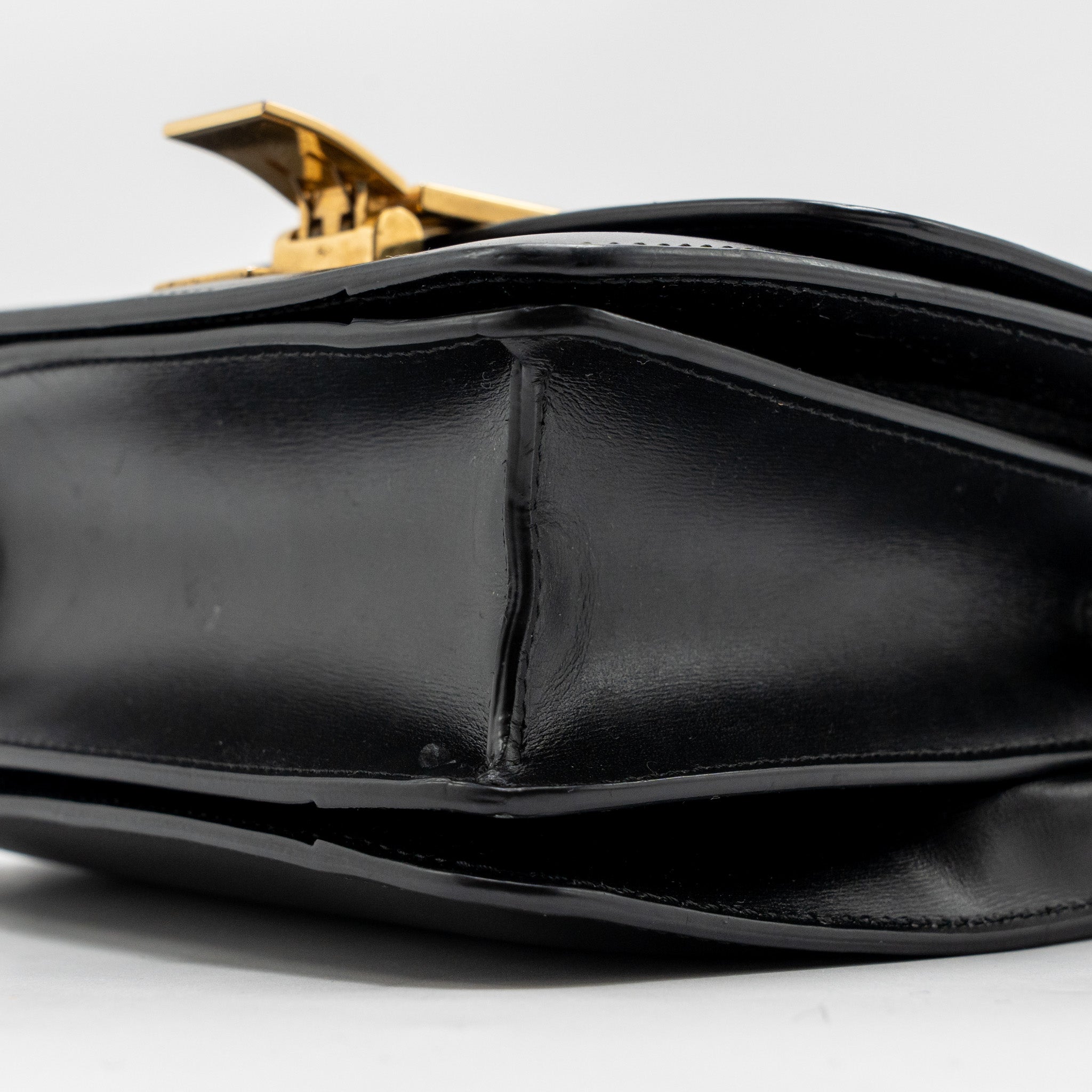 CELINE MINI CLASSIC BOX BAG CALFSKIN BLACK GHW