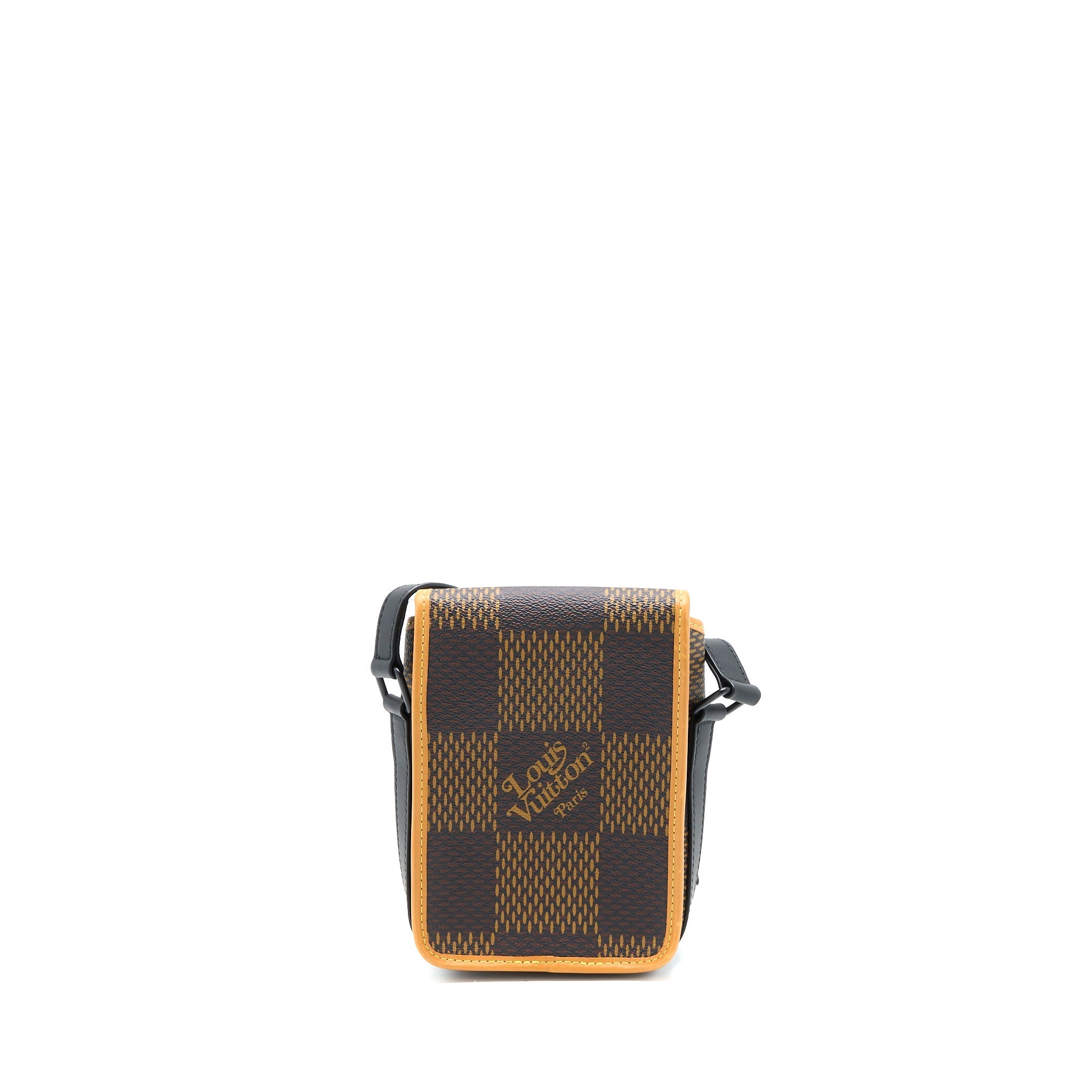LOUIS VUITTON X NIGO AMAZON SLING BAG MONOGRAM CANVAS BLACK HARDWARE