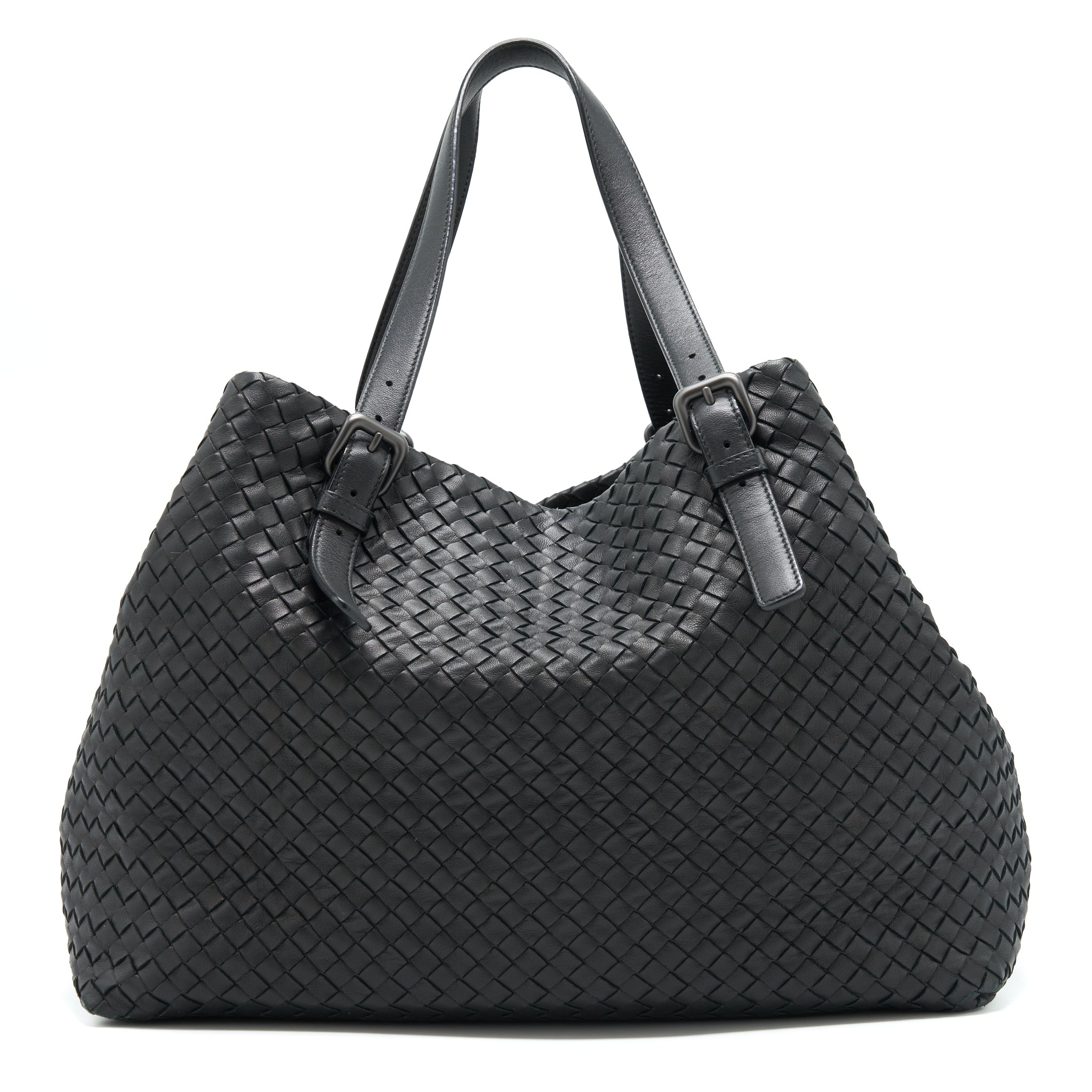 BOTTEGA VENETA LARGE TOTE BAG BLACK