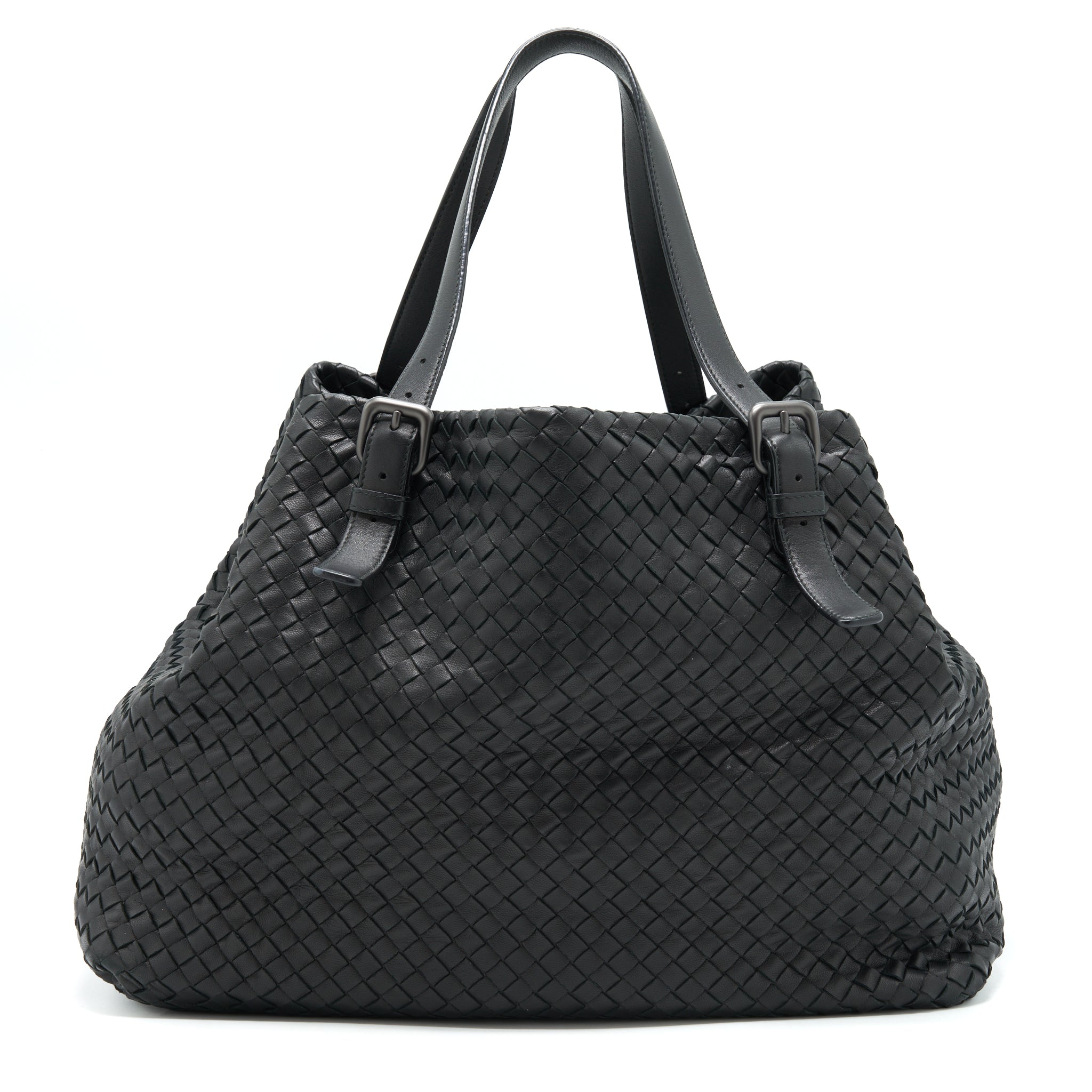 BOTTEGA VENETA LARGE TOTE BAG BLACK