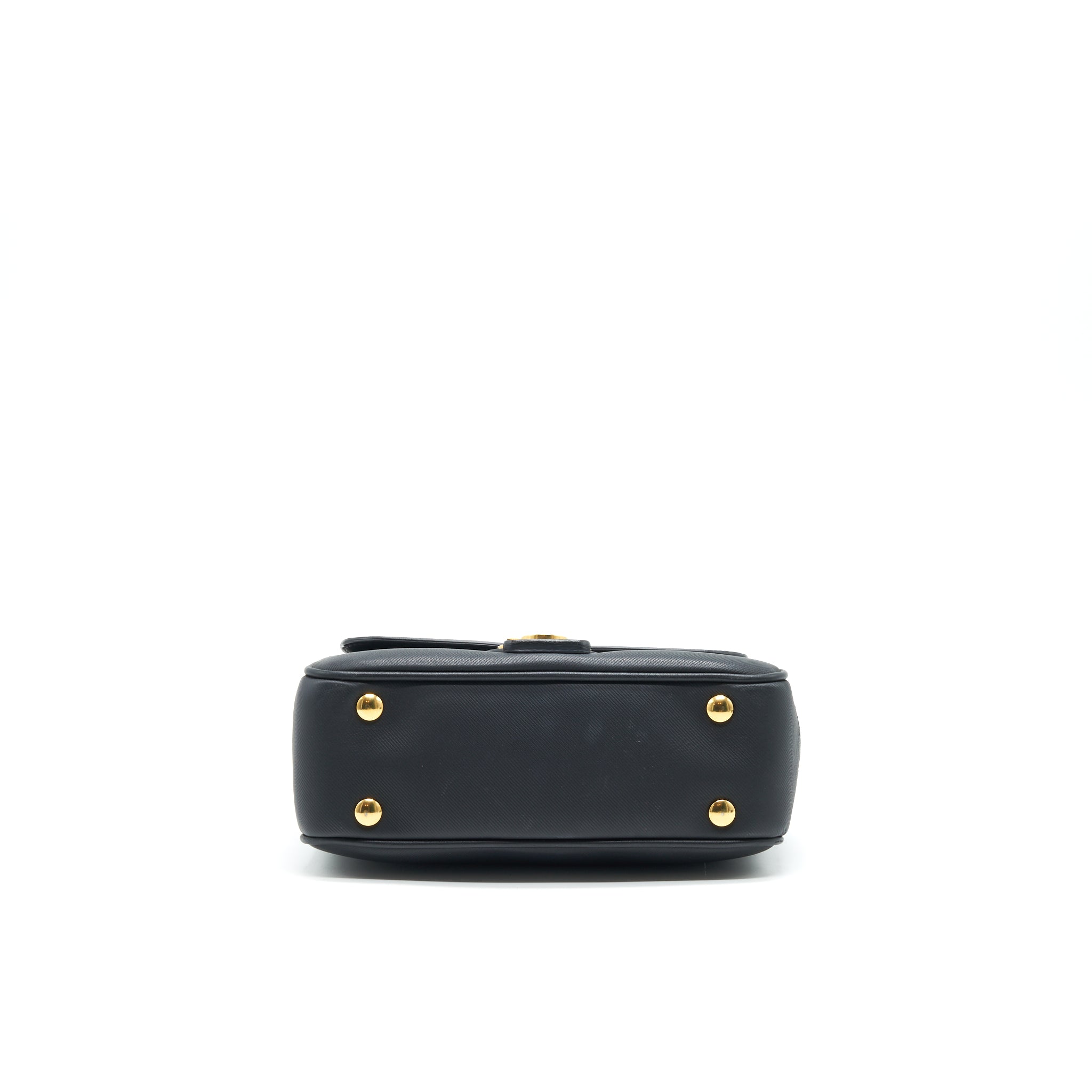 BURBERRY SMALL DK88 TOP HANDLE BAG BLACK