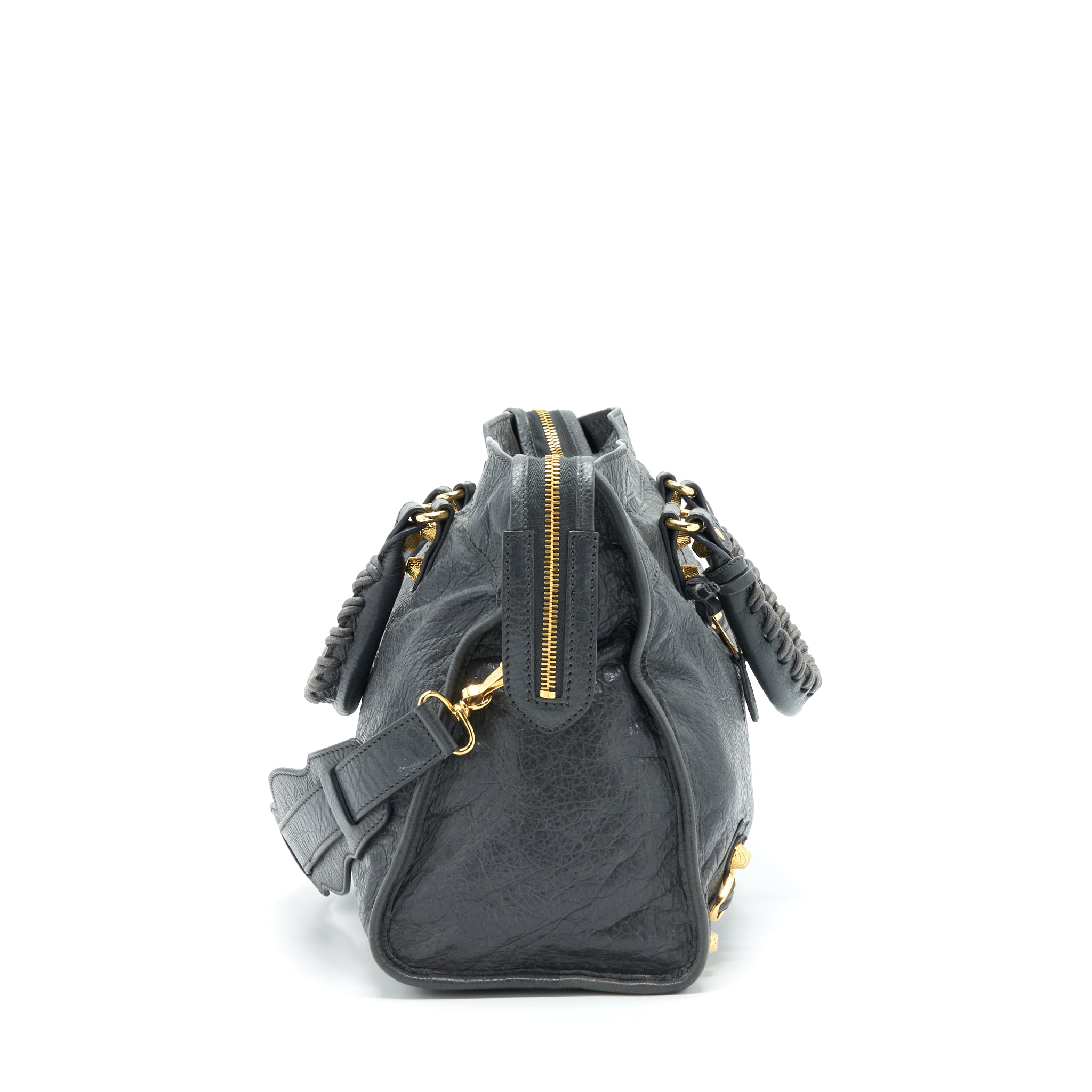 BALENCIAGA CLASSIC CITY BAG GREY GHW