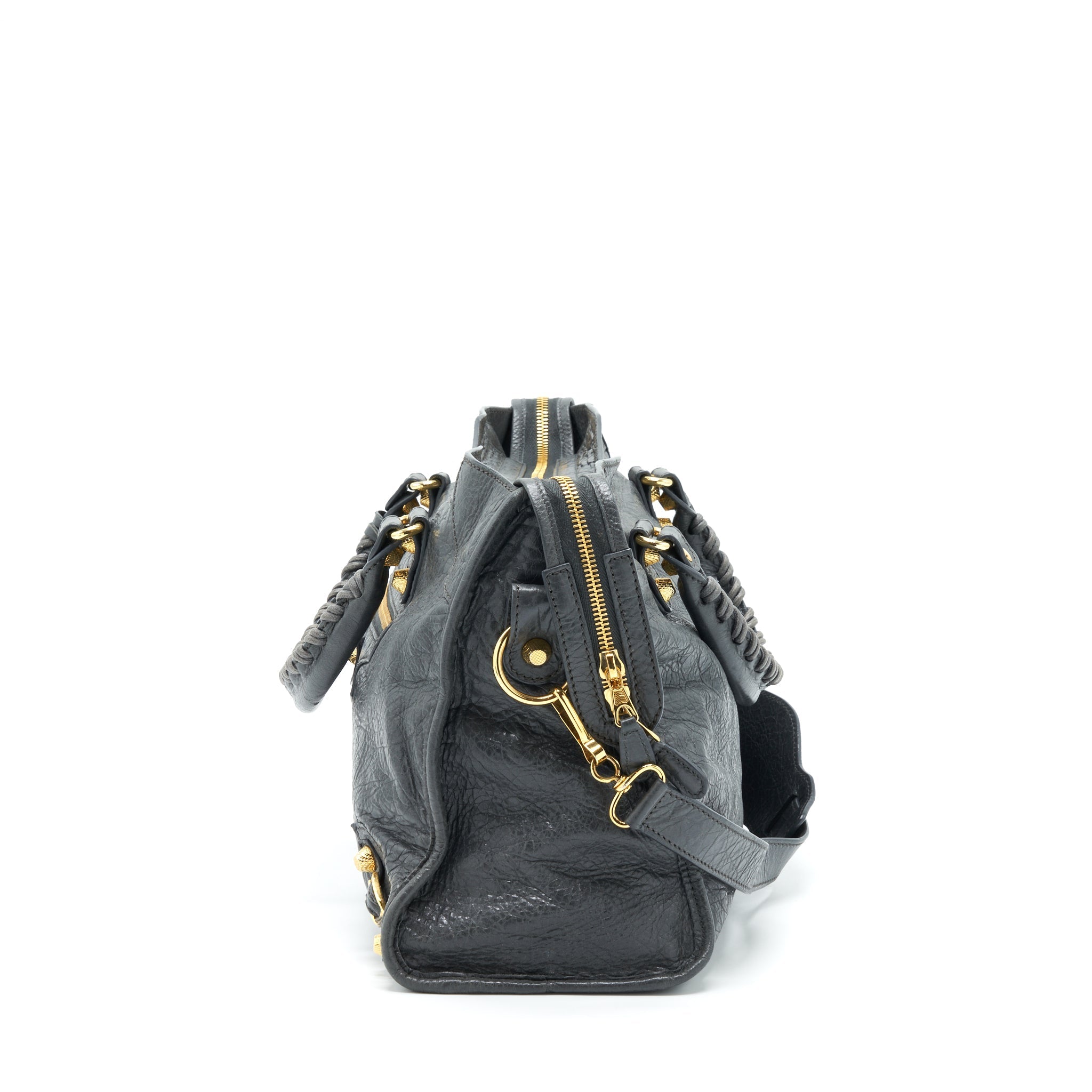 BALENCIAGA CLASSIC CITY BAG GREY GHW
