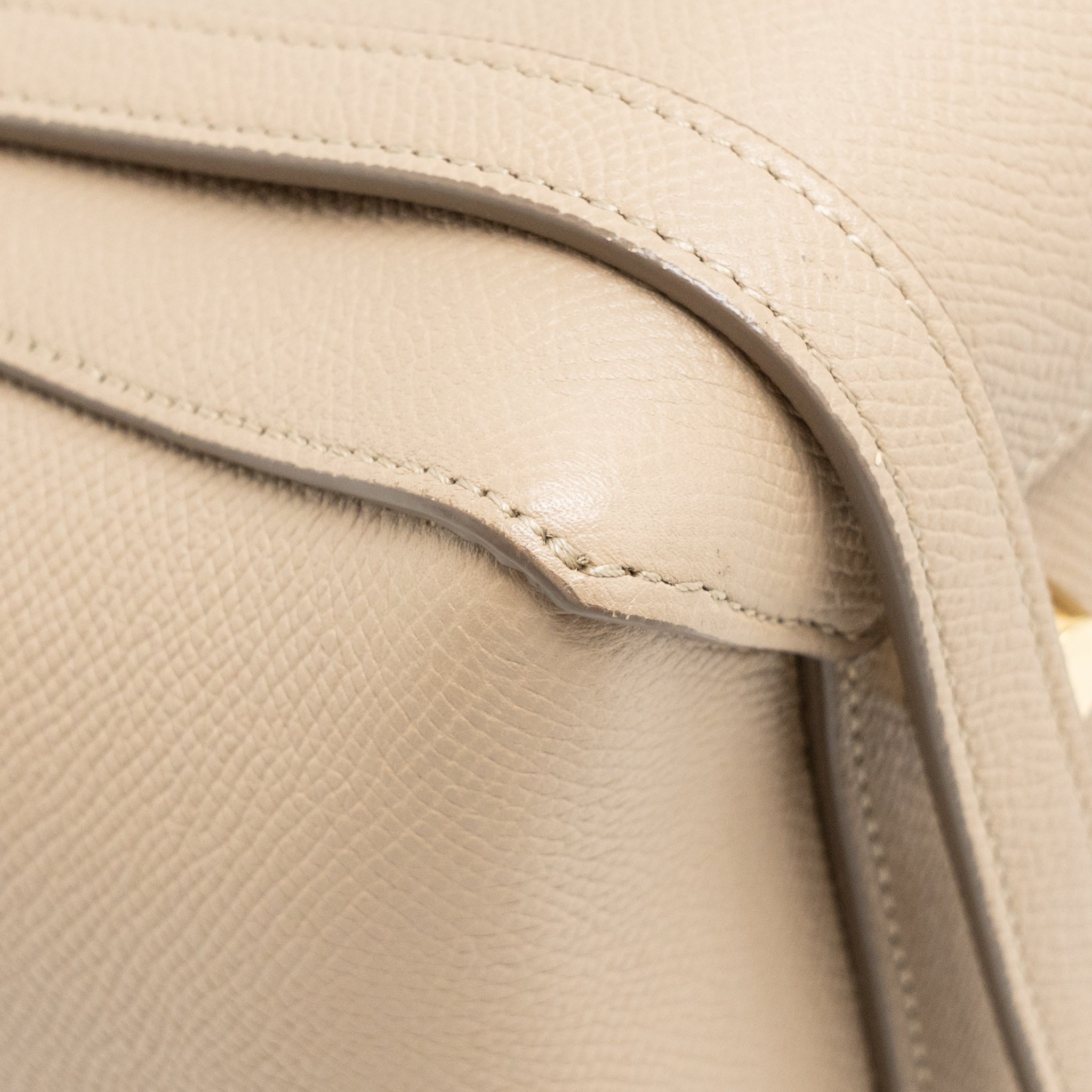 CELINE MINI BELT BAG GRAINED CALFSKIN LIGHT TAUPE GHW