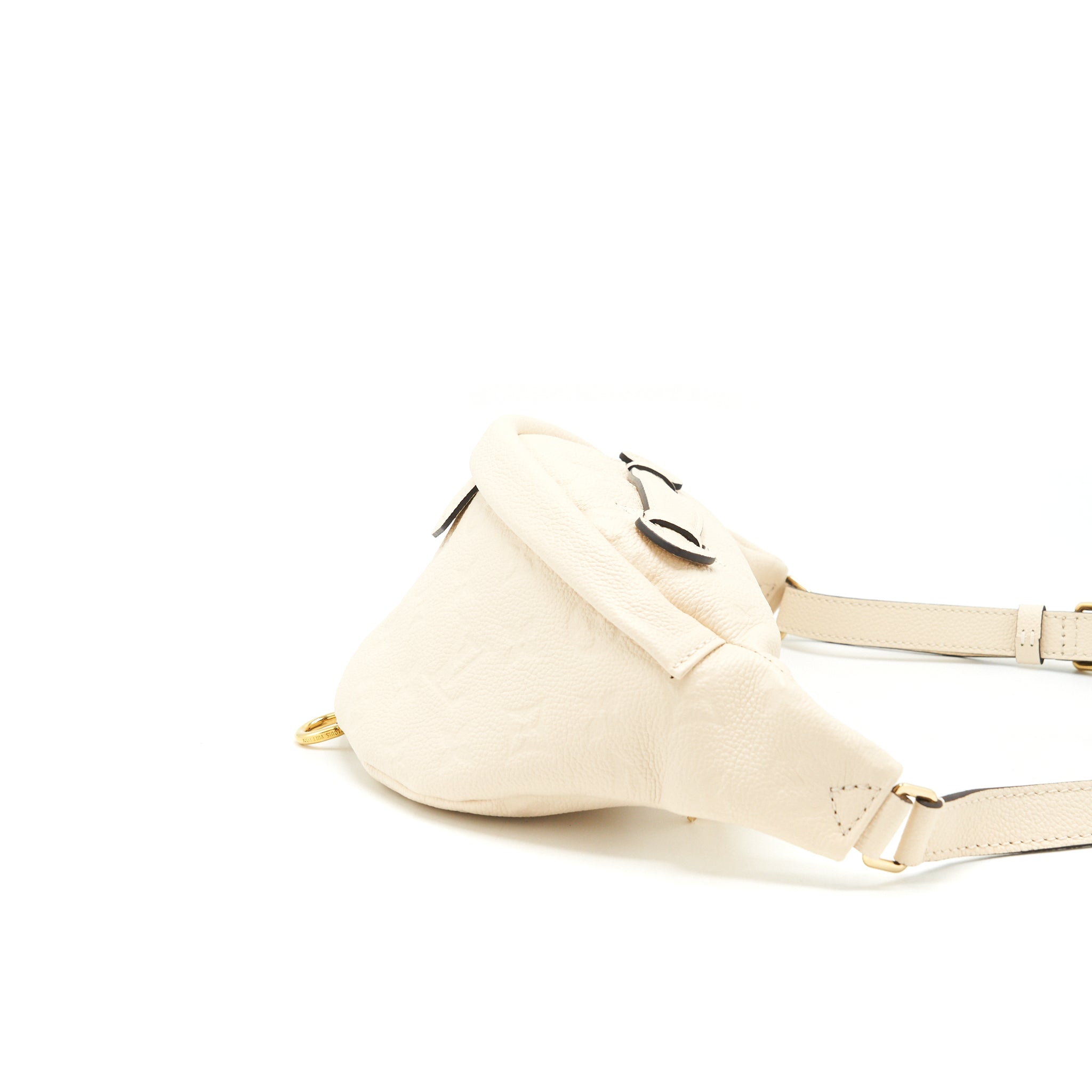 LOUIS VUITTON MONOGRAM EMPREINTE BUMBAG WHITE