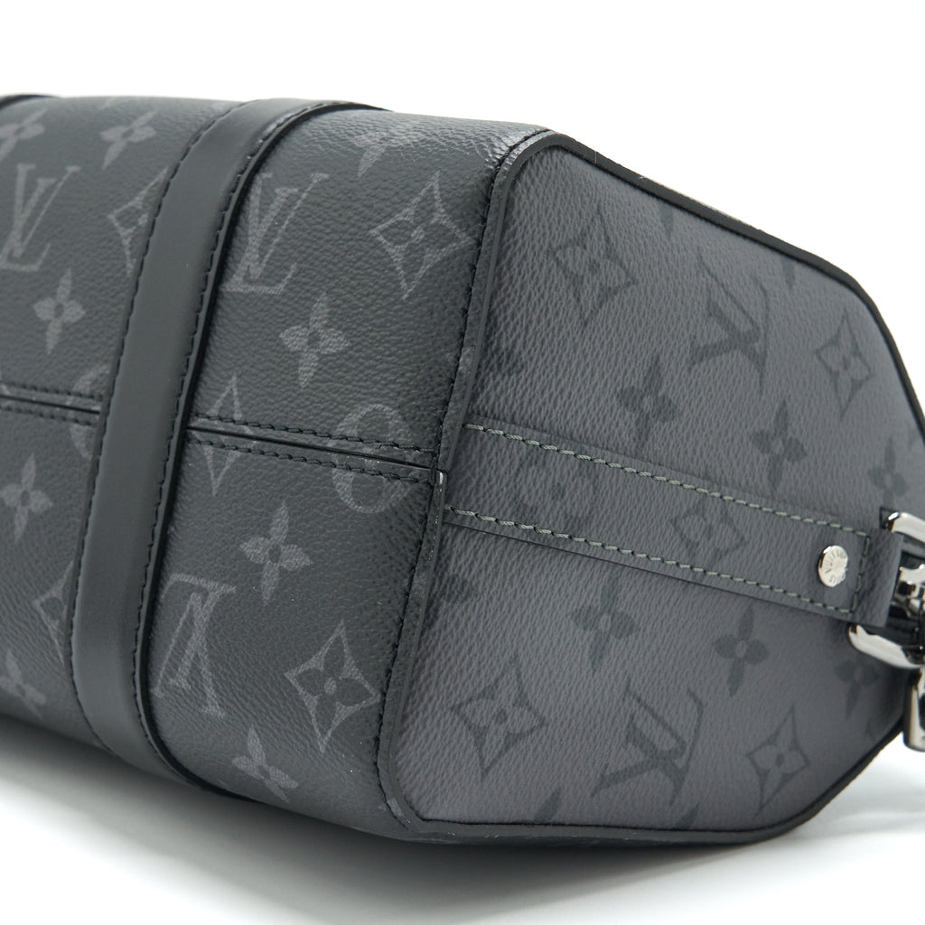 LOUIS VUITTON CITY KEEEPALL 27CM MONOGRAM ECLIPSE AND MONOGRAM ECLIPSE REVERSE