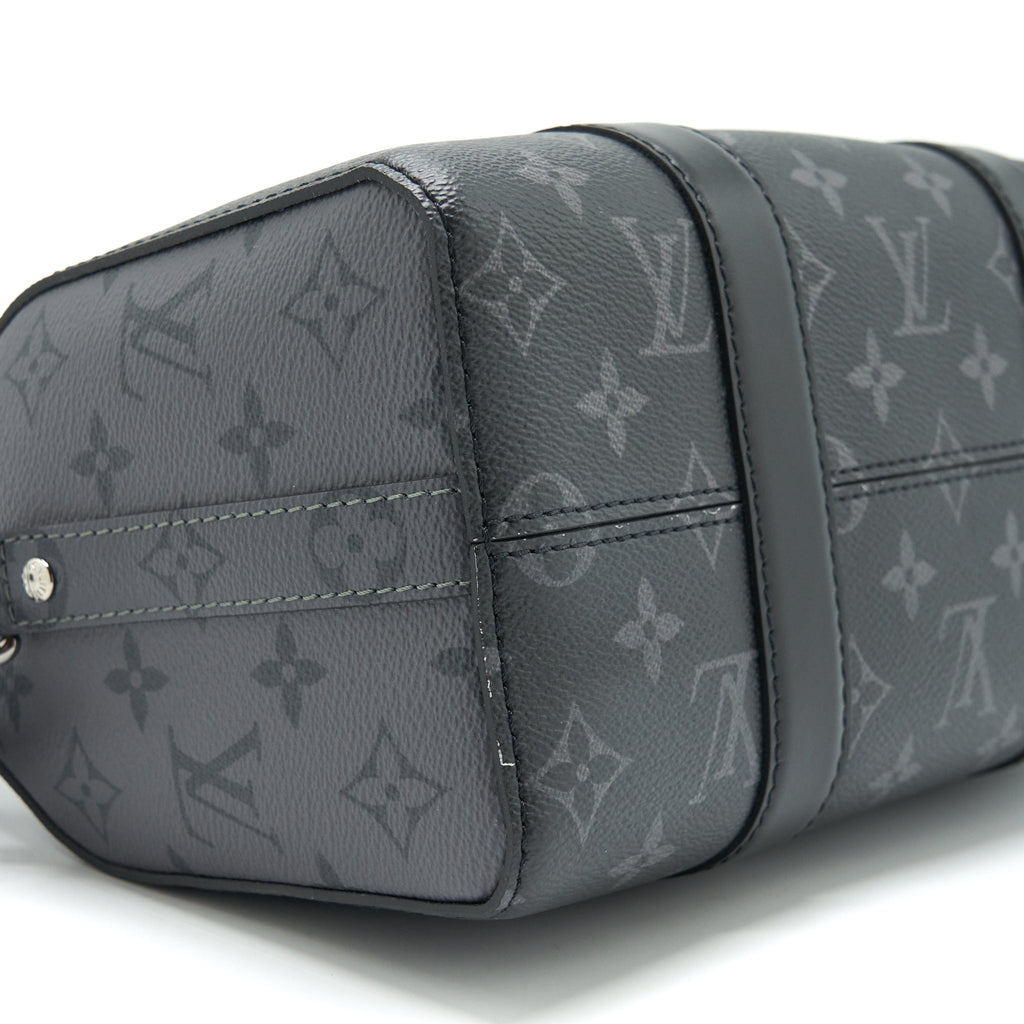 LOUIS VUITTON CITY KEEEPALL 27CM MONOGRAM ECLIPSE AND MONOGRAM ECLIPSE REVERSE