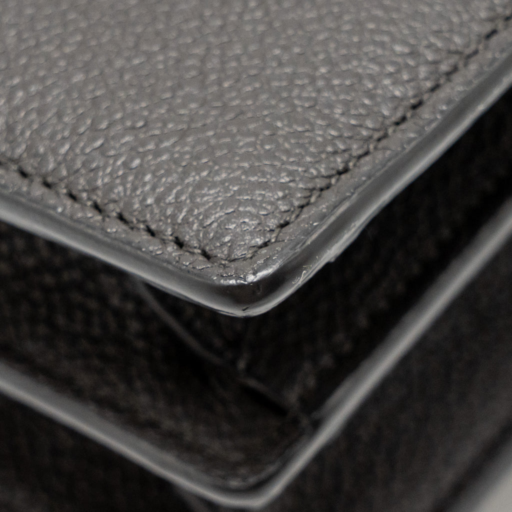 SAINT LAURENT/YSL MEDIUM SUNSET BAG CALFSKIN GREY SHW