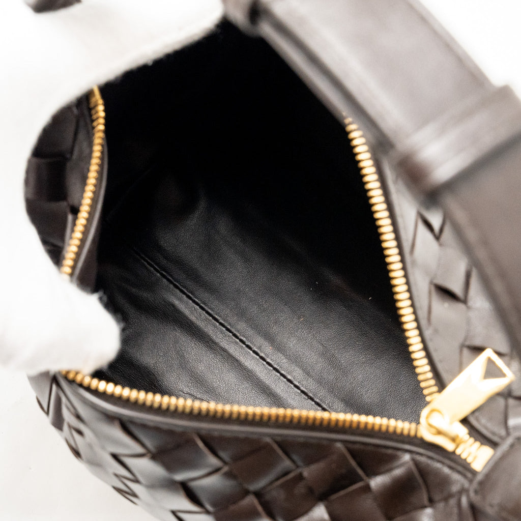 BOTTEGA VENETA WALLACE INTRECCIATO CALFSKIN FONDANT GHW