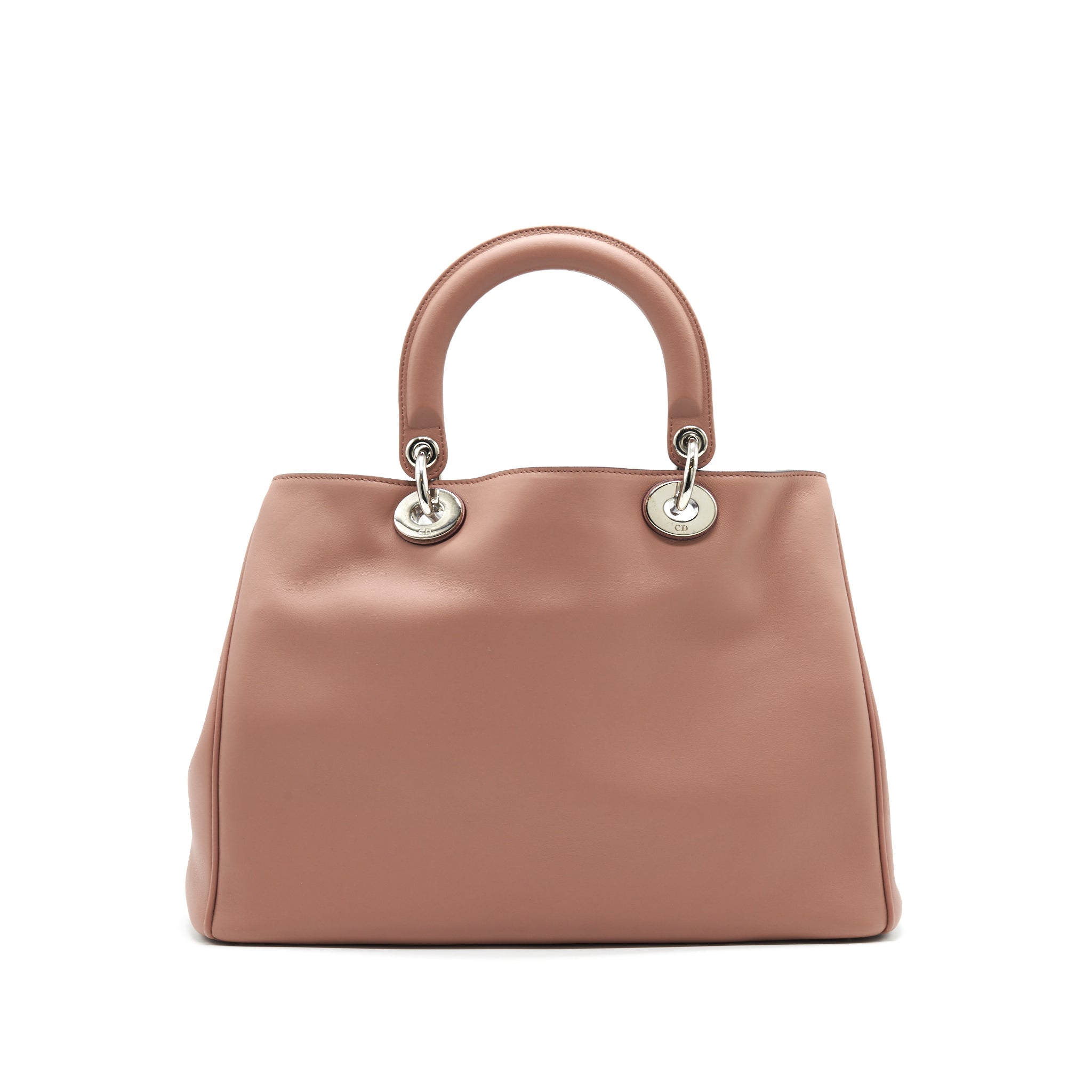 CHRISTIAN DIOR SMALL DIORISSIMO BAG DUSTY PINK/ PURPLER WITH SHW