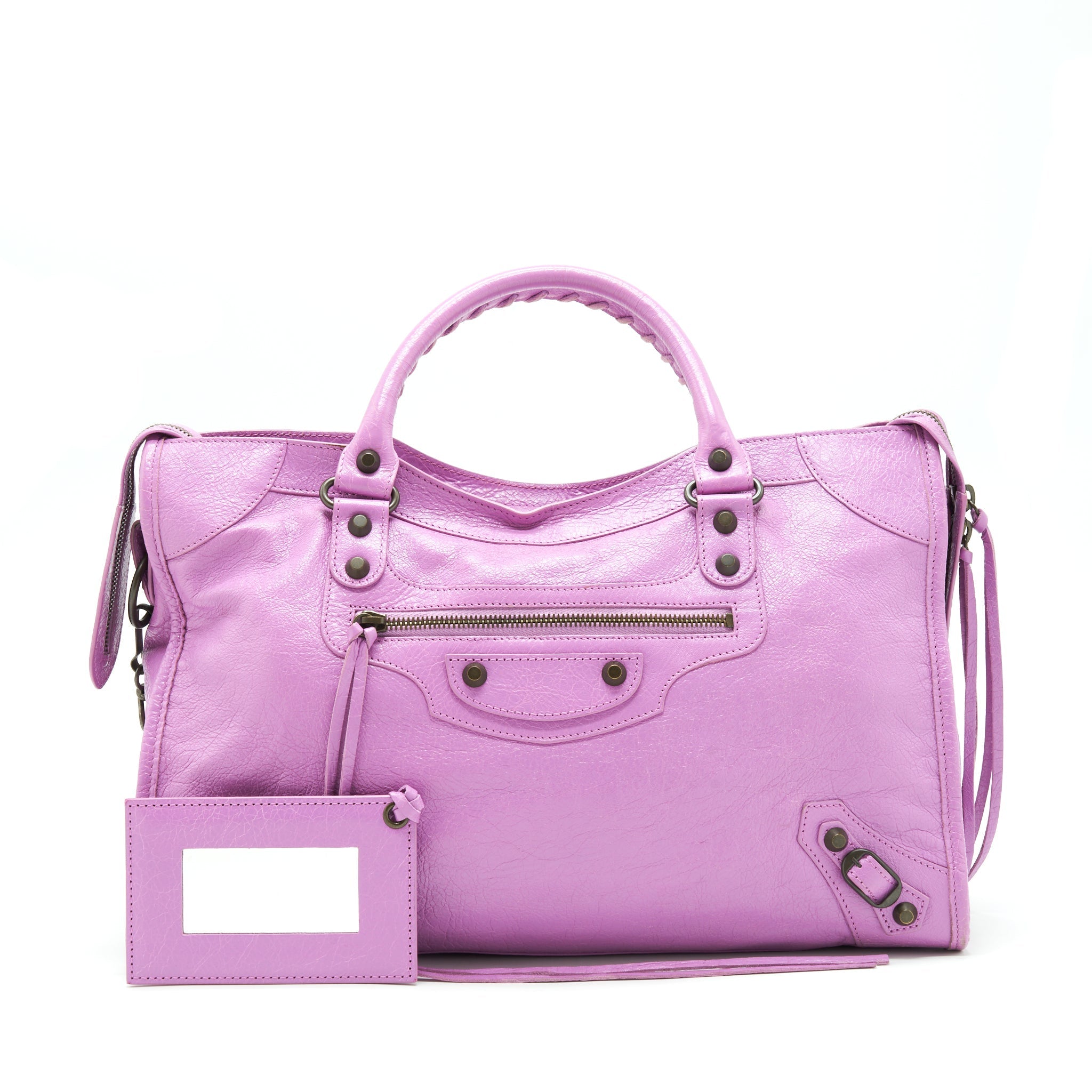 BALENCIAGA CLASSIC CITY BAG PURPLE