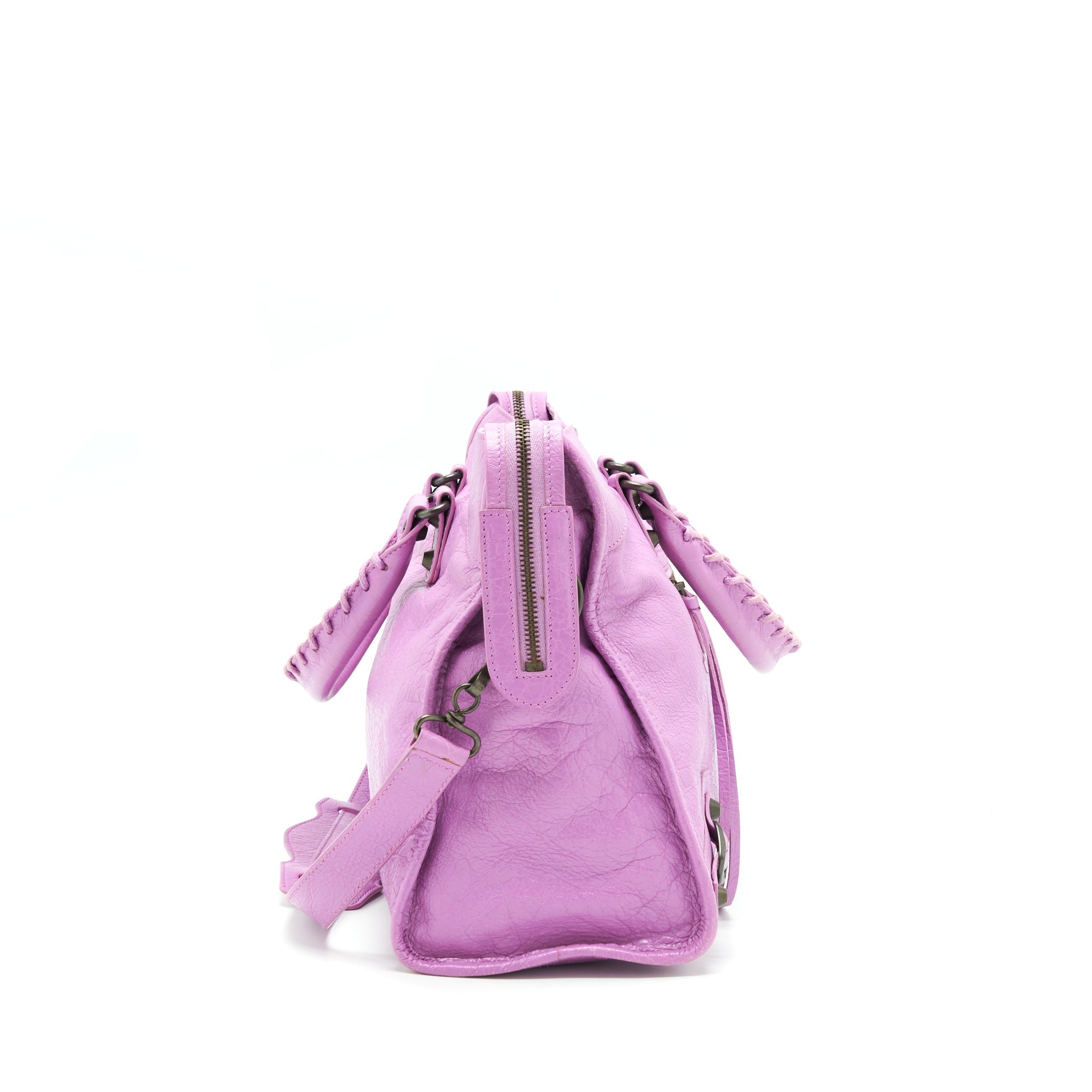 BALENCIAGA CLASSIC CITY BAG PURPLE