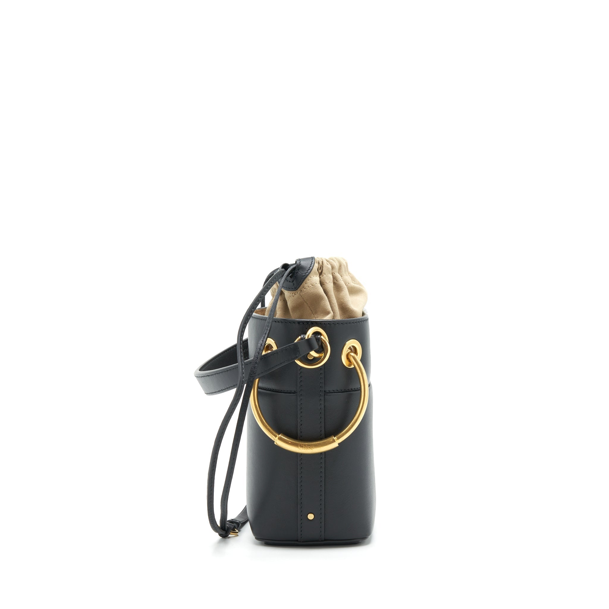 CHLOE ROY BUCKET BAG BLACK GHW
