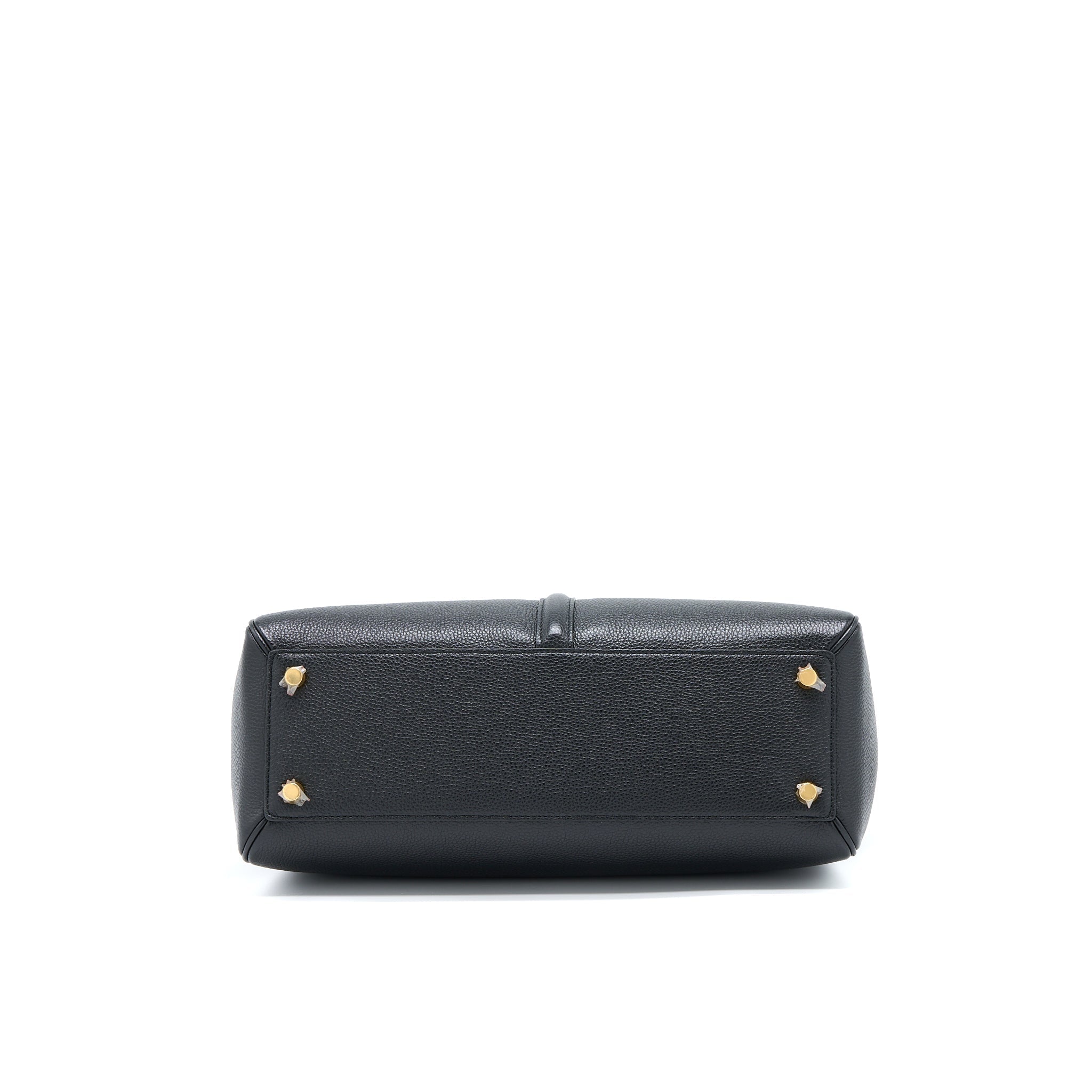 CELINE 16 BAG GRAINED CALFSKIN BLACK GHW