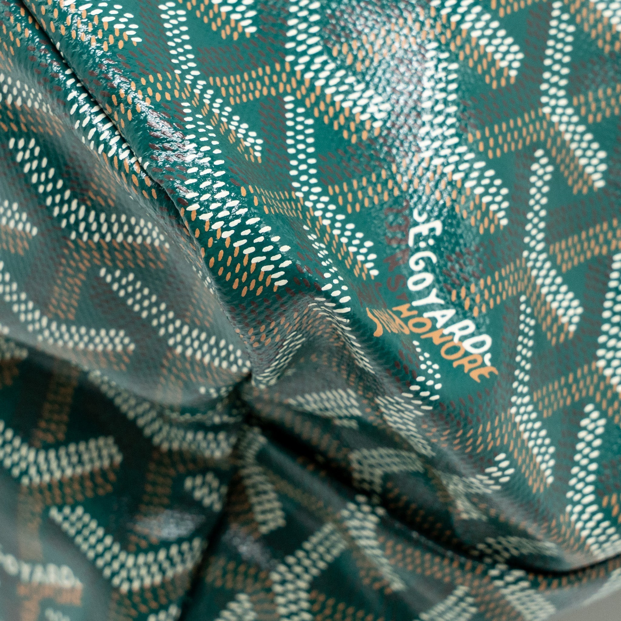 GOYARD BOHEME HOBO PM GOYARDINE CANVAS/CALFSKIN GREEN SHW