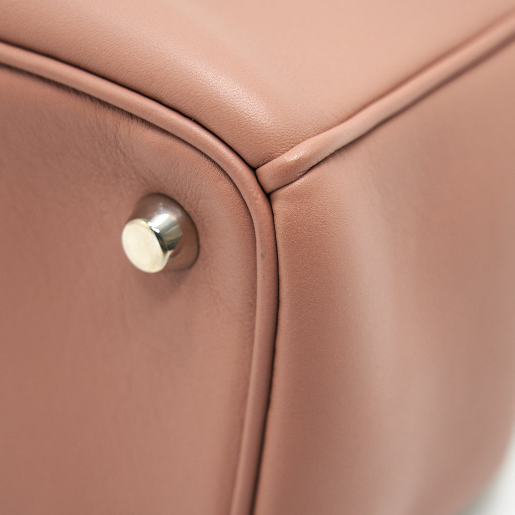 CHRISTIAN DIOR SMALL DIORISSIMO BAG DUSTY PINK/ PURPLER WITH SHW