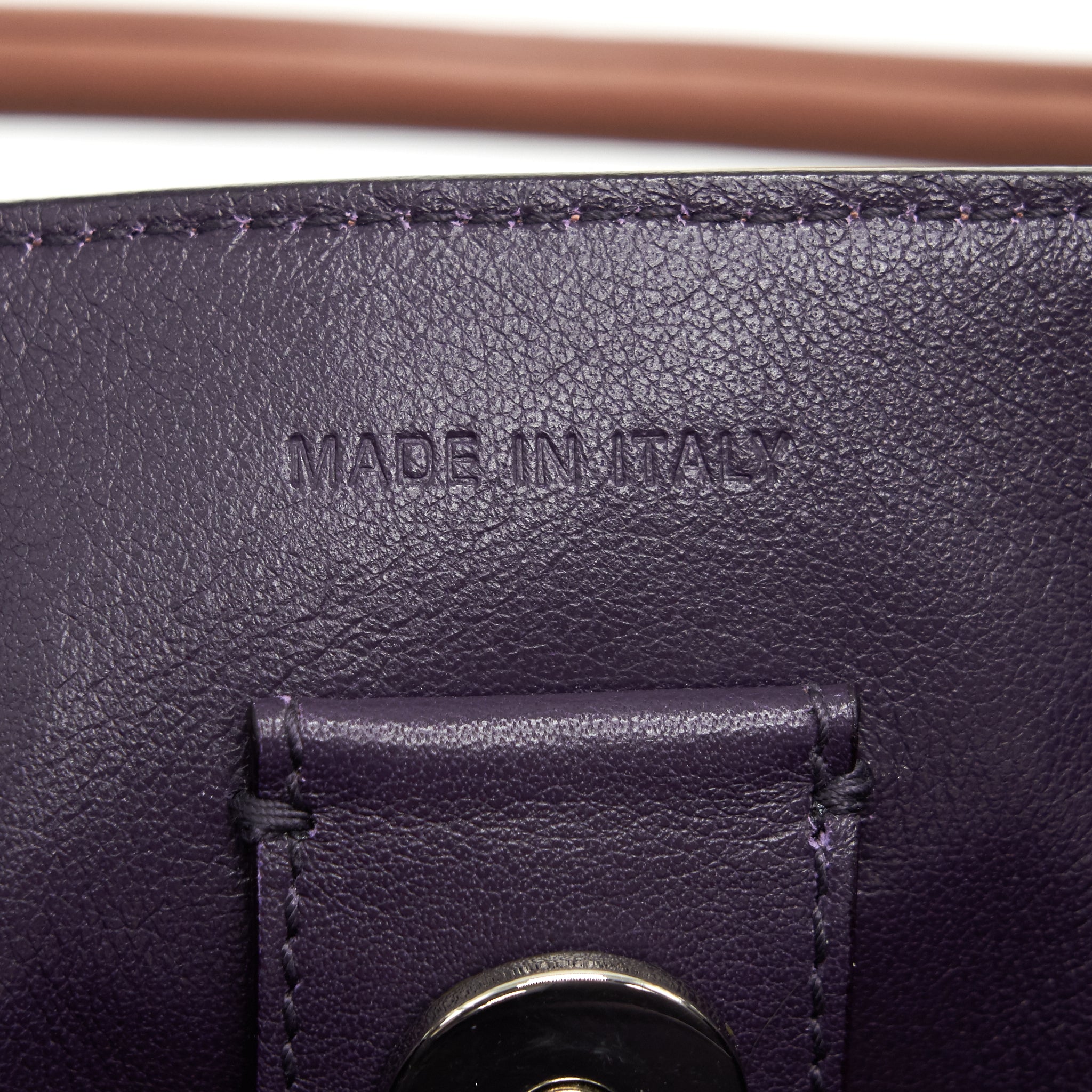 CHRISTIAN DIOR SMALL DIORISSIMO BAG DUSTY PINK/ PURPLER WITH SHW