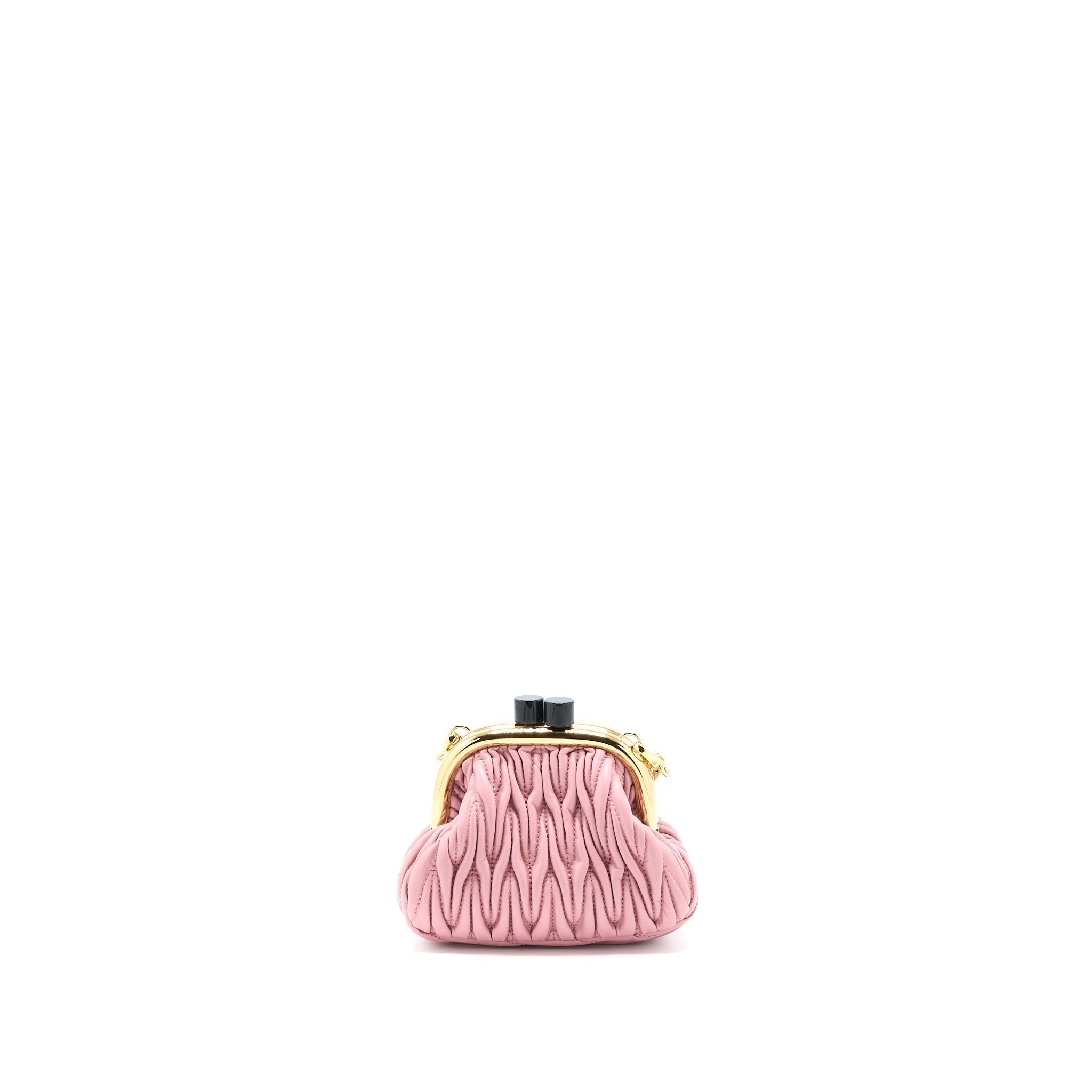 MIU MIU MIU BELLE MINI BAG NAPPA PINK GHW