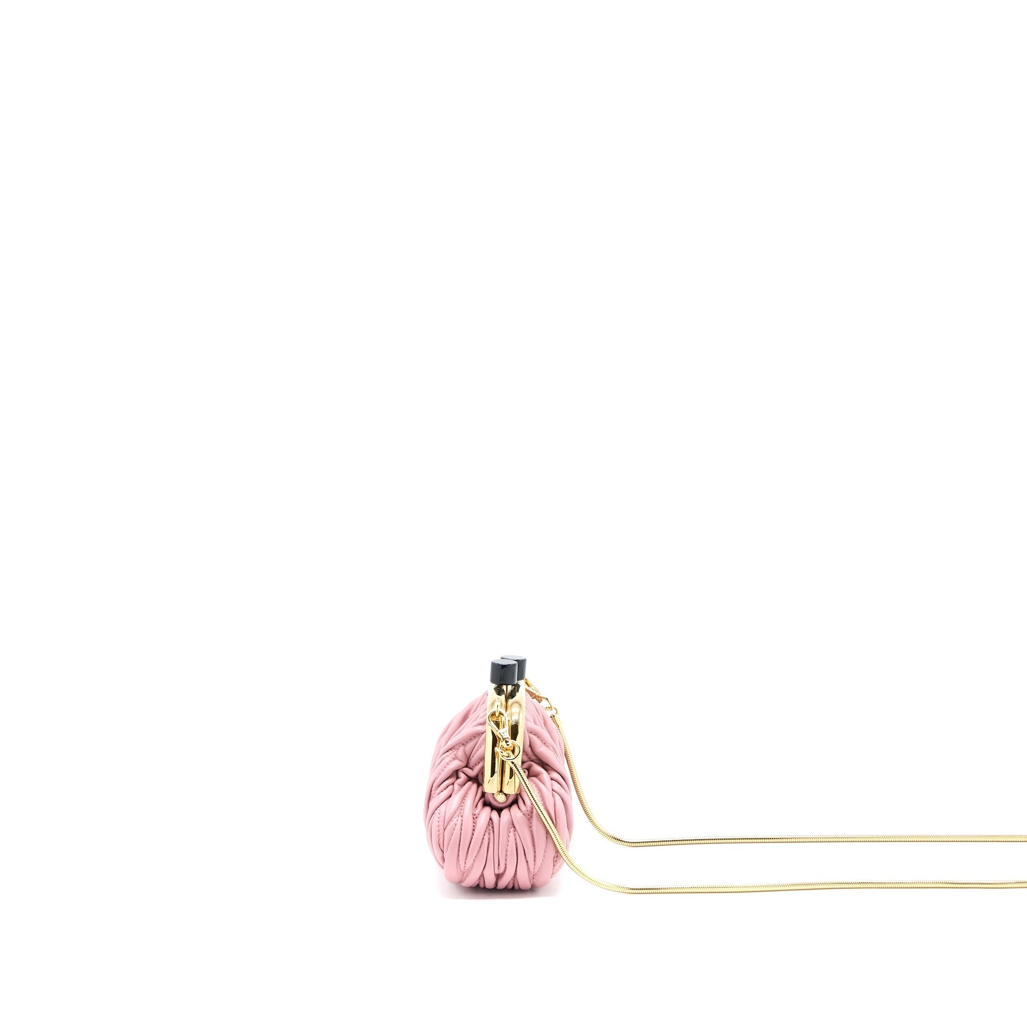 MIU MIU MIU BELLE MINI BAG NAPPA PINK GHW