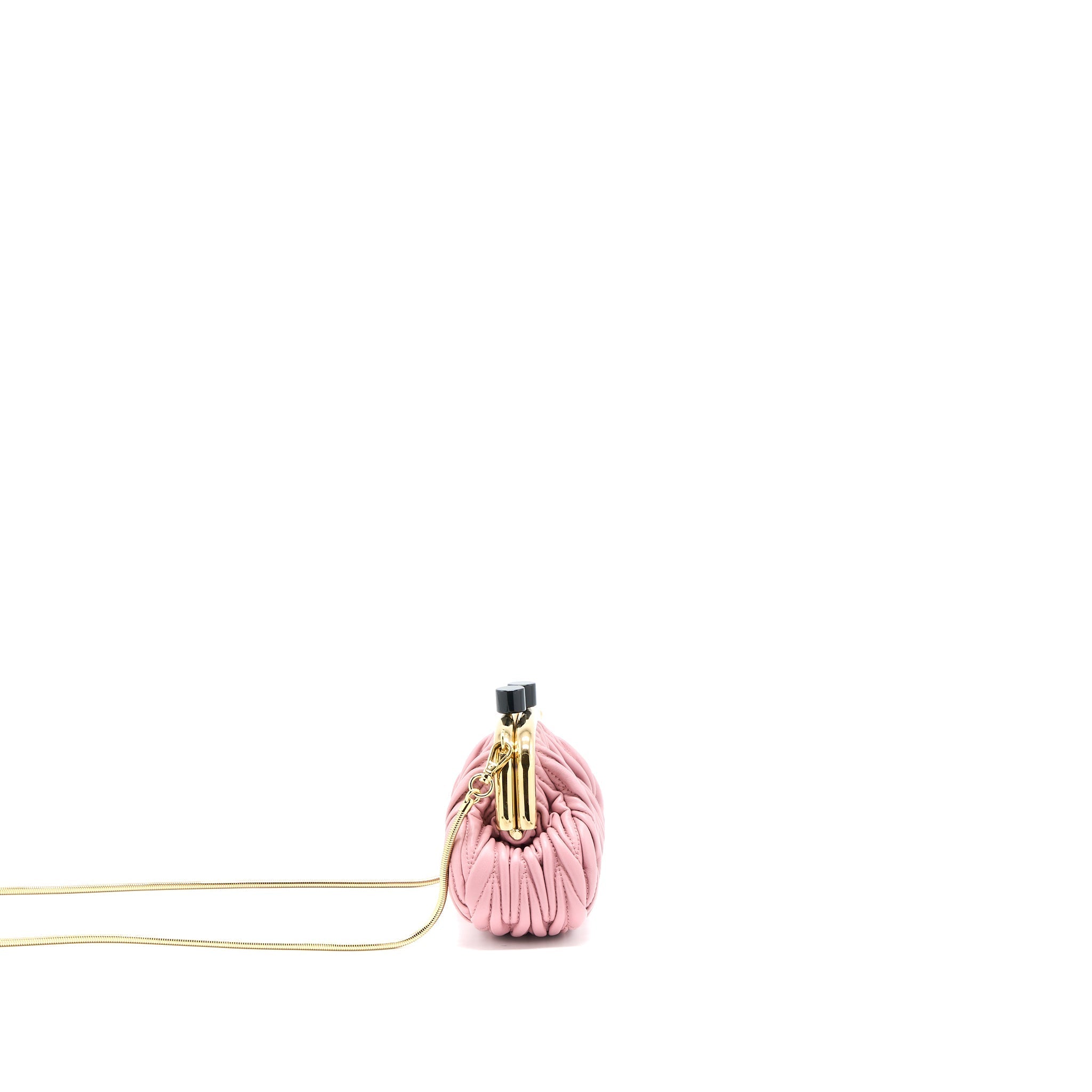 MIU MIU MIU BELLE MINI BAG NAPPA PINK GHW