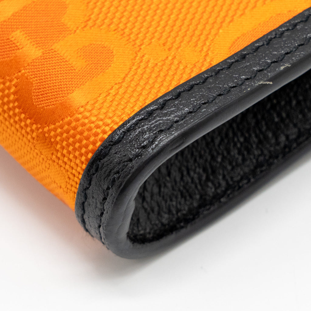 GUCCI OFF THE GRID MINI CROSSBODY BAG NYLON ORANGE SHW