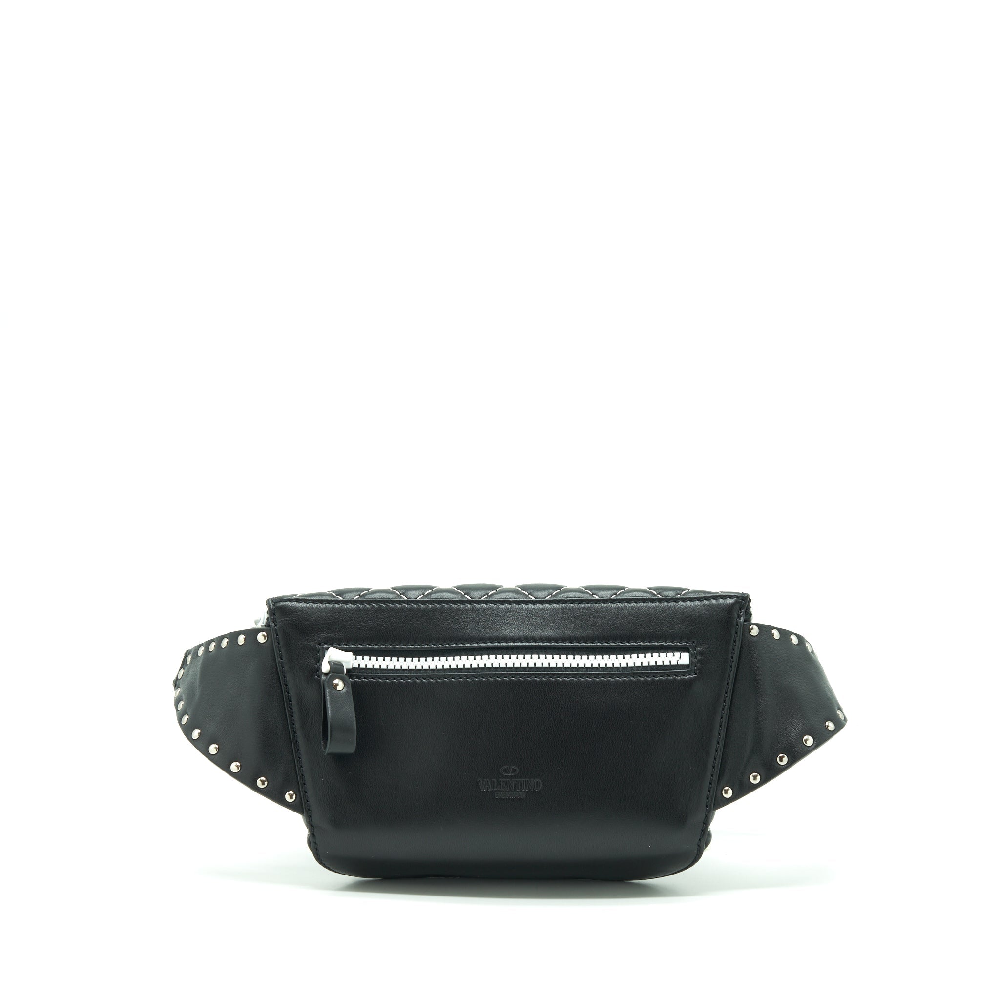 VALENTINO ROCKSTUD BELT BAG BLACK
