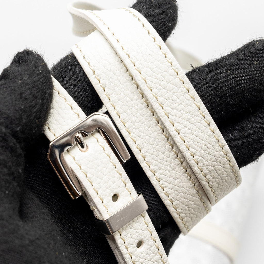 GOYARD BELVEDERE PM MESSANGER BAG GOYARDLINE CANVAS WHITE SHW