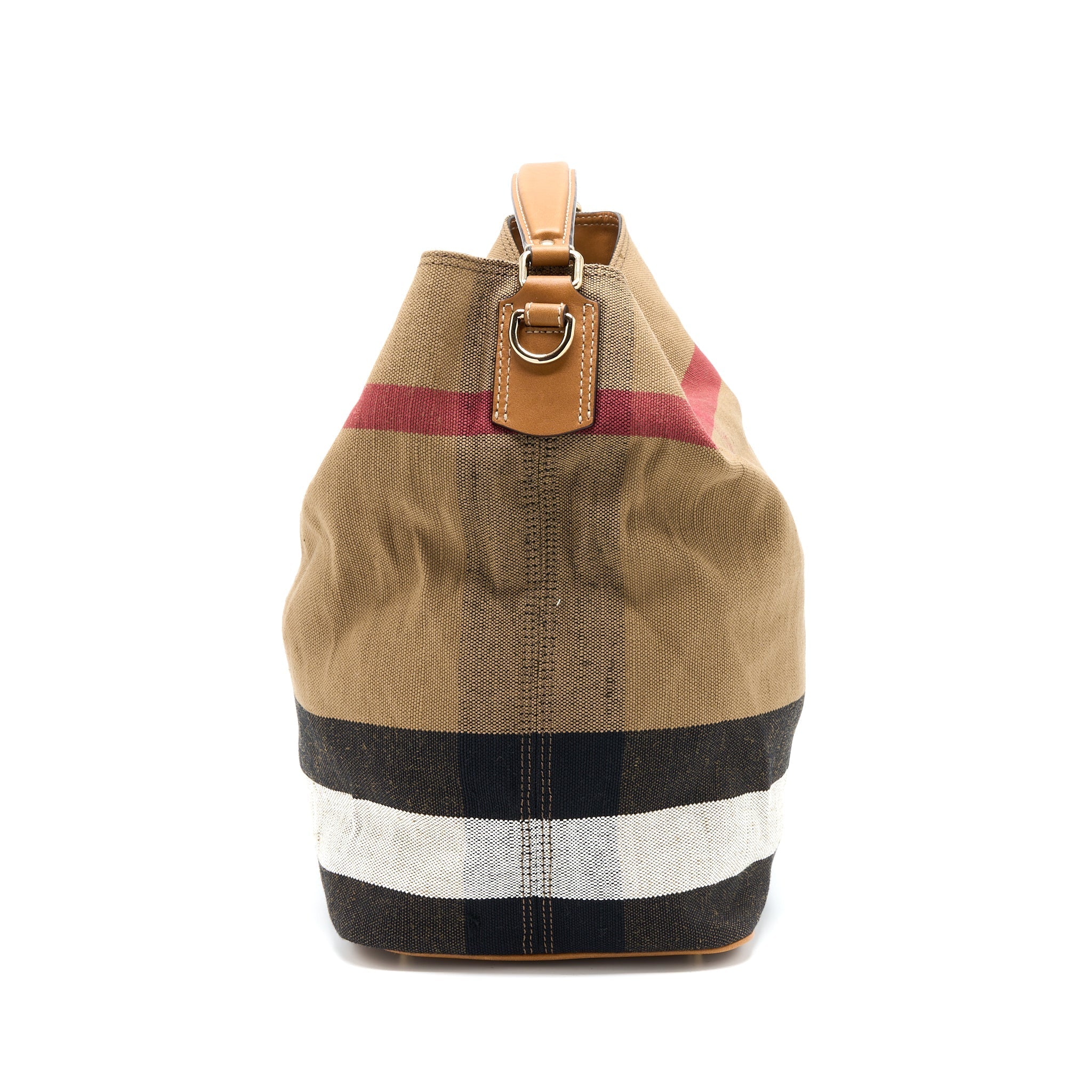 BURBERRY BUCKET BAG CANVAS MULTICOLOUR GHW