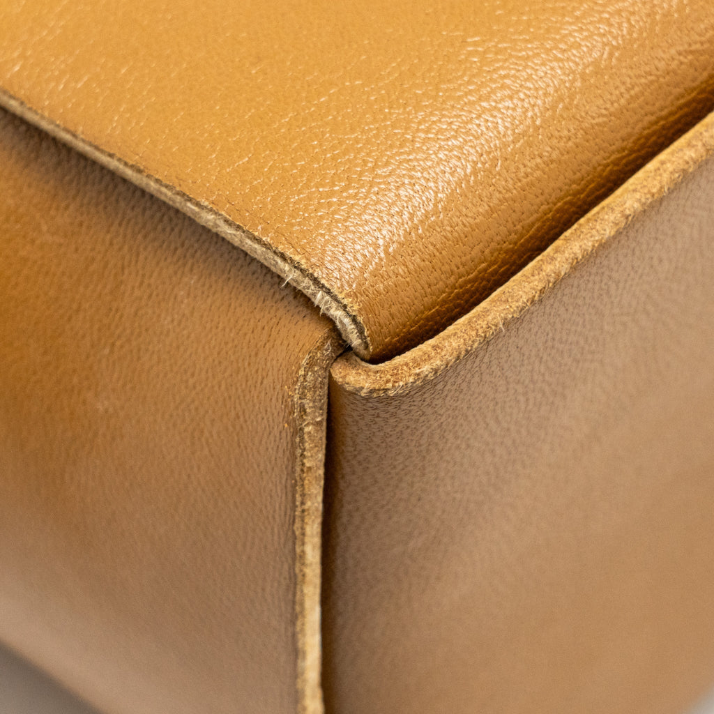 BOTTEGA VENETA MINI ARCO TOTE LAMBSKIN CAMEL GHW
