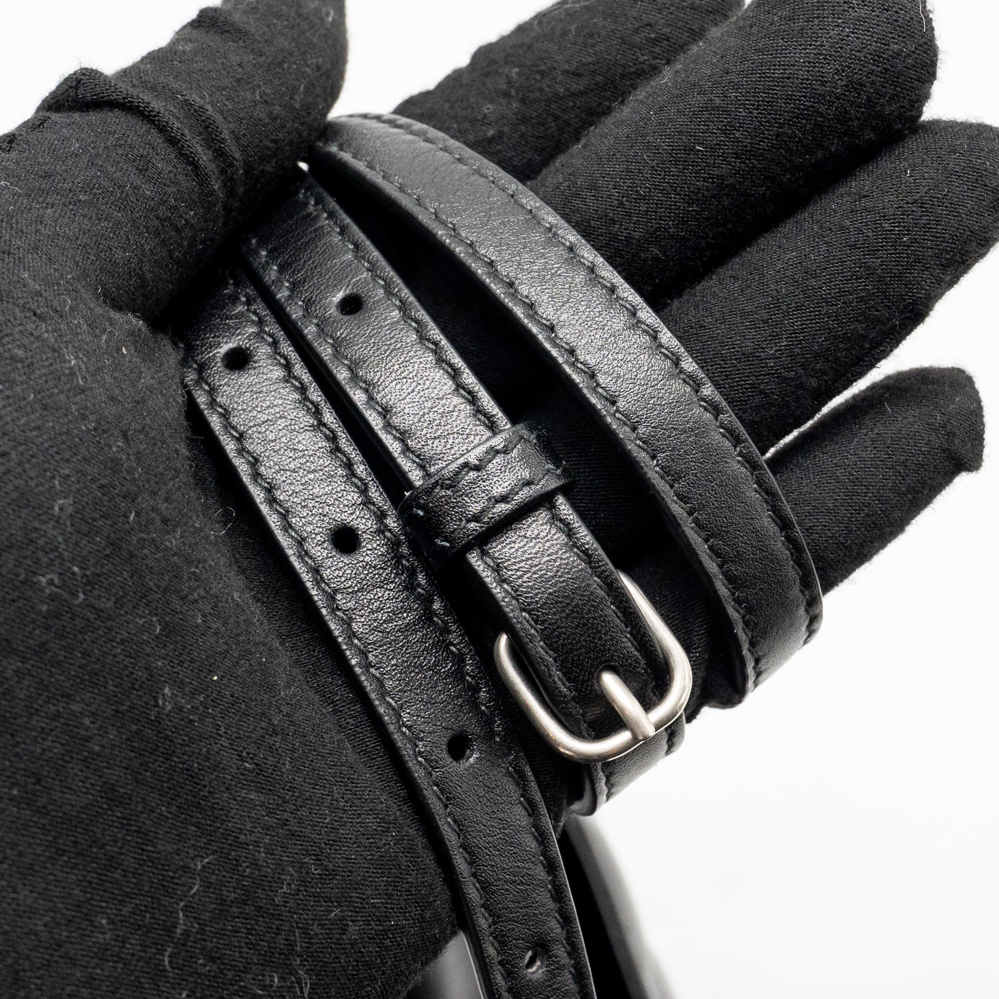 BALENCIAGA B. SHOULDER BAG QUILTED CALFSKIN BLACK RUTHENIUM HARDWARE