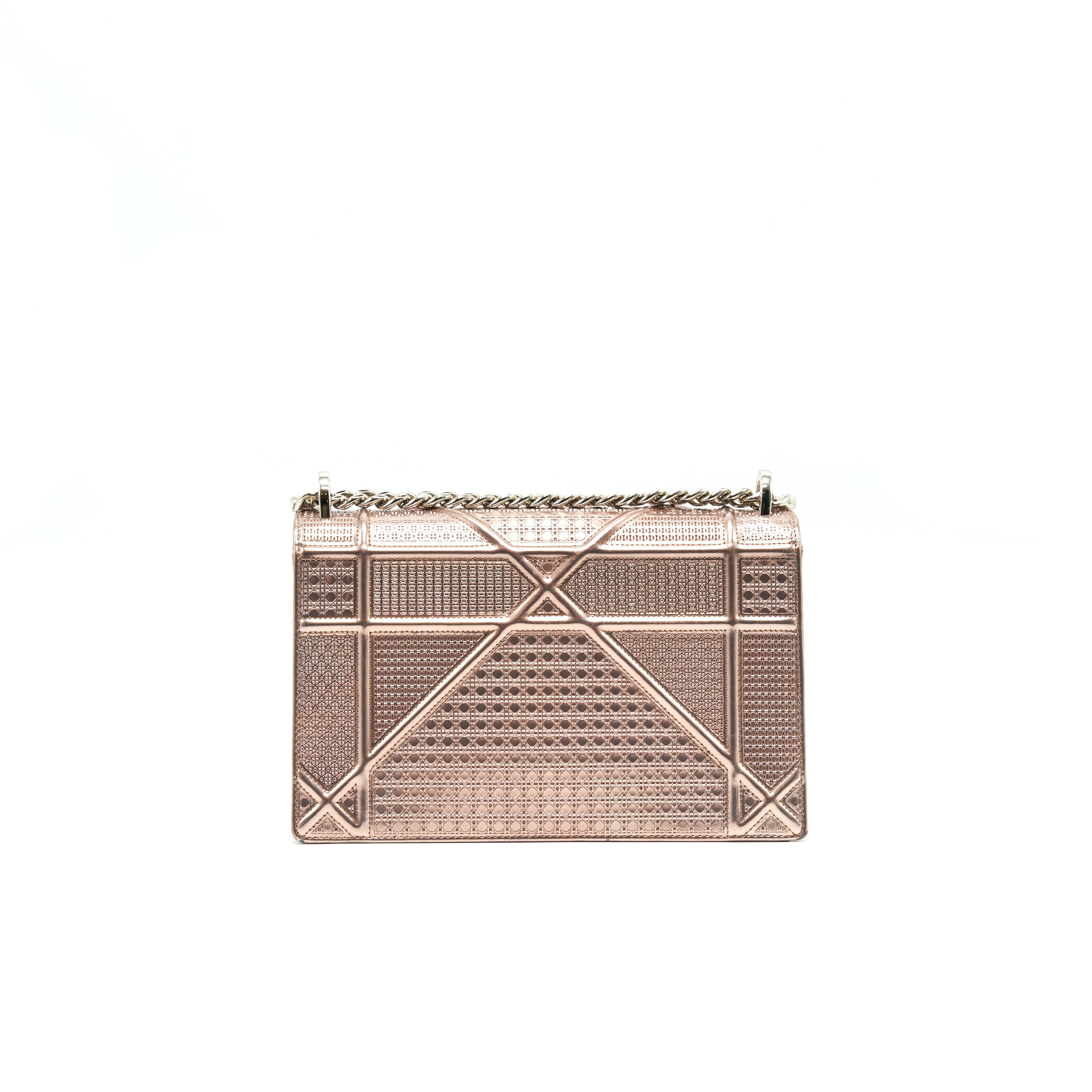 CHRISTIAN DIOR DIORAMA MEDIUM METALLIC PINK GOLD  SHW