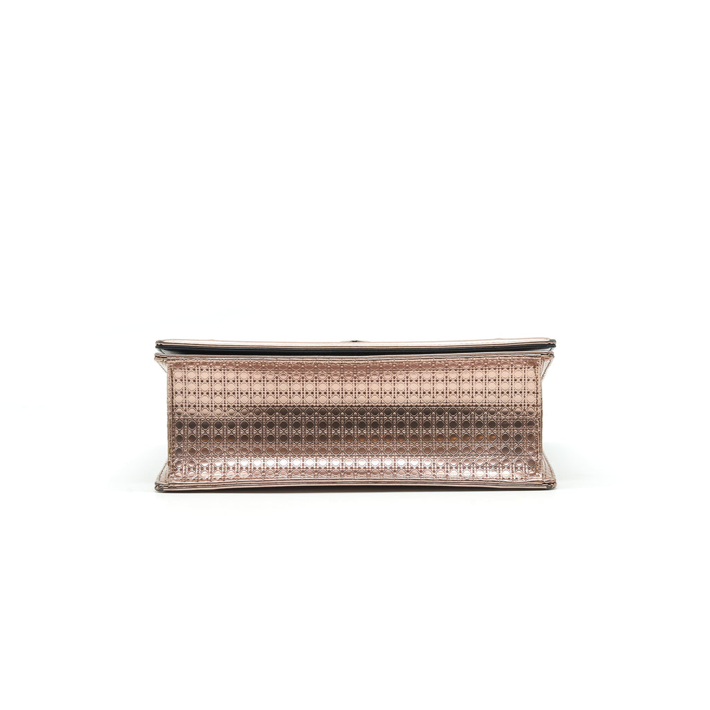 CHRISTIAN DIOR DIORAMA MEDIUM METALLIC PINK GOLD  SHW